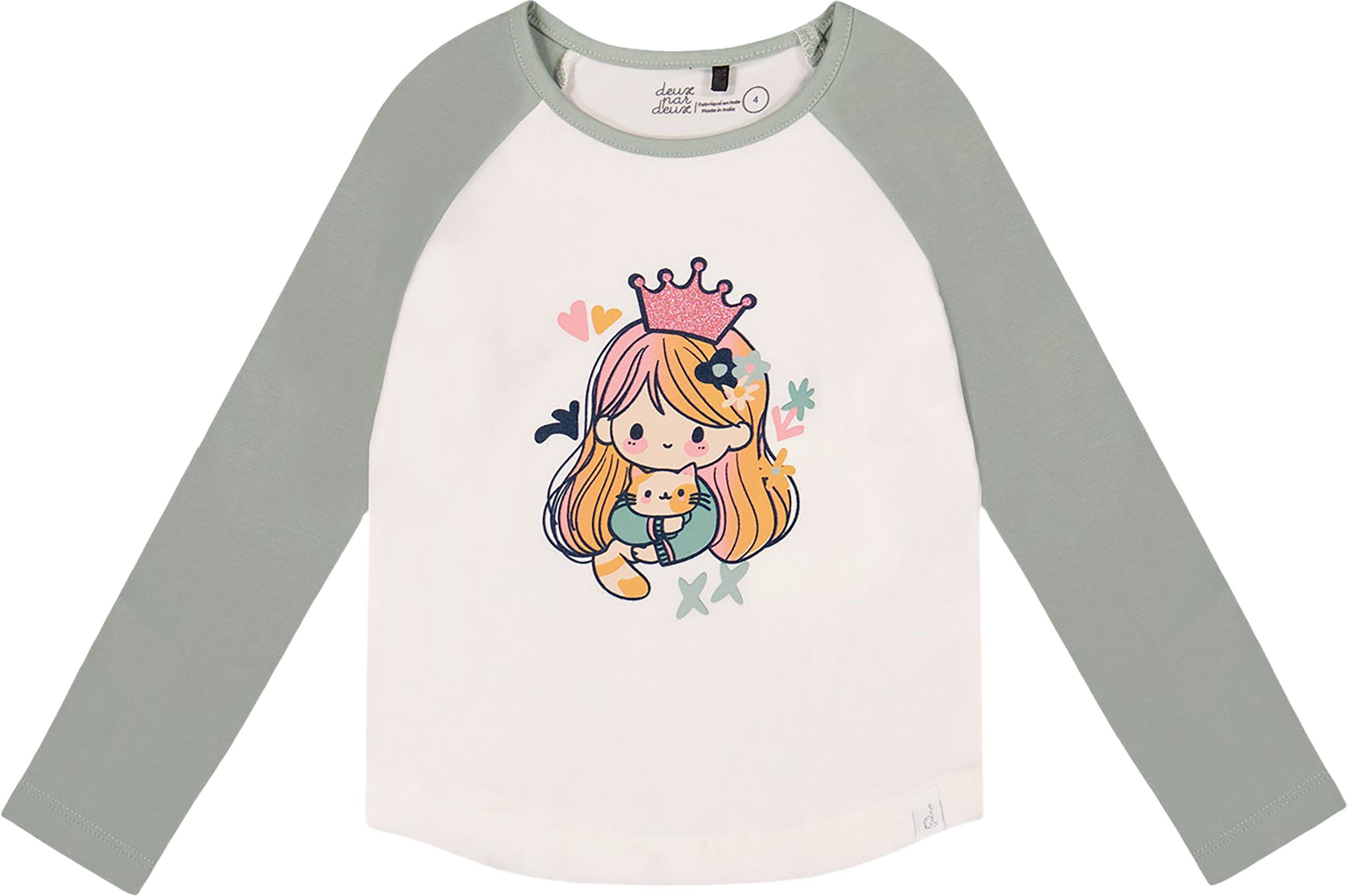 Product gallery image number 1 for product Jersey Raglan Sleeve T-Shirt - Little Girl