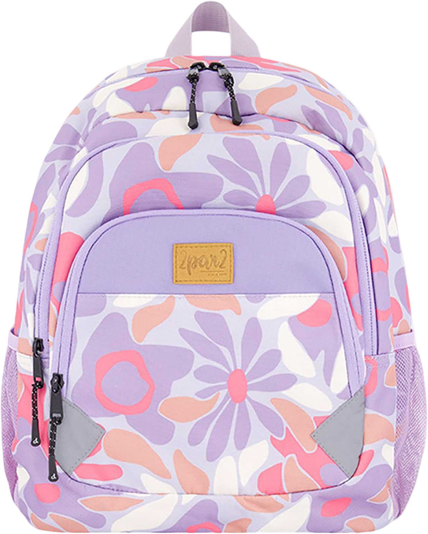 Lilac Retro Flower Print