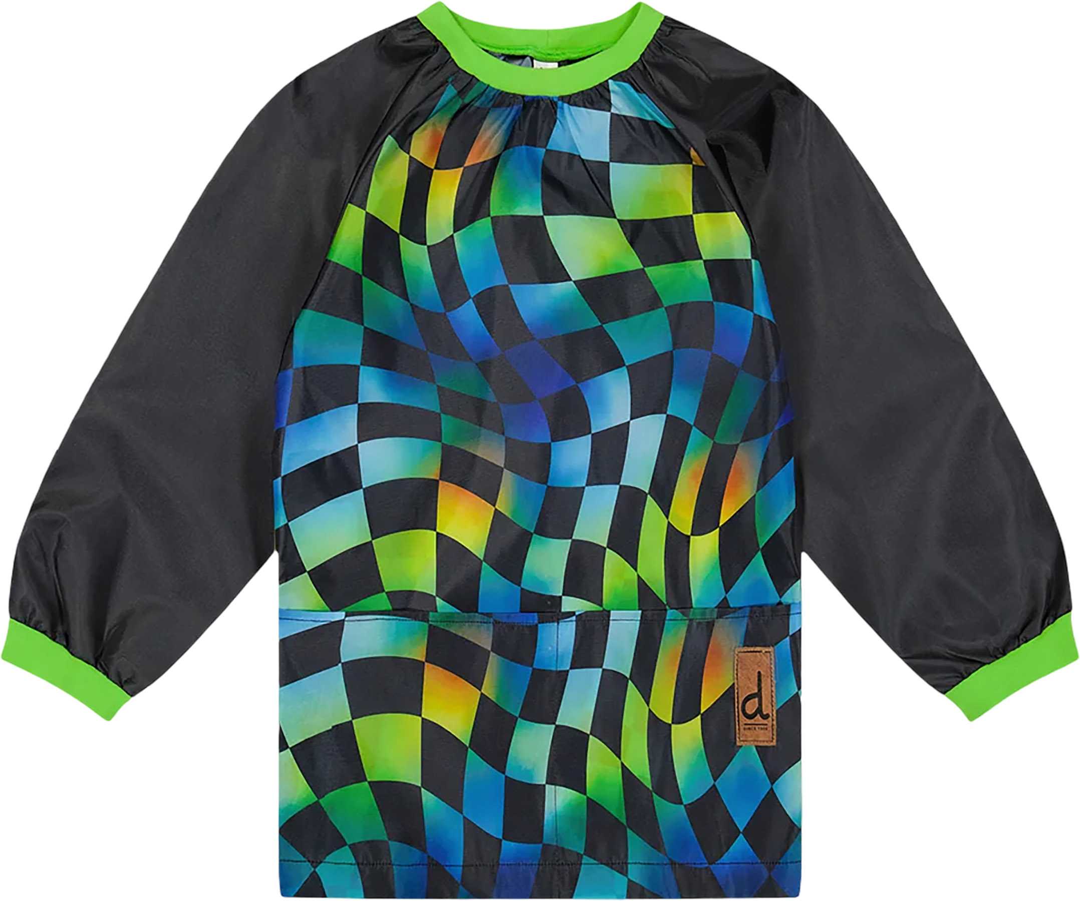Blue Checkered Print