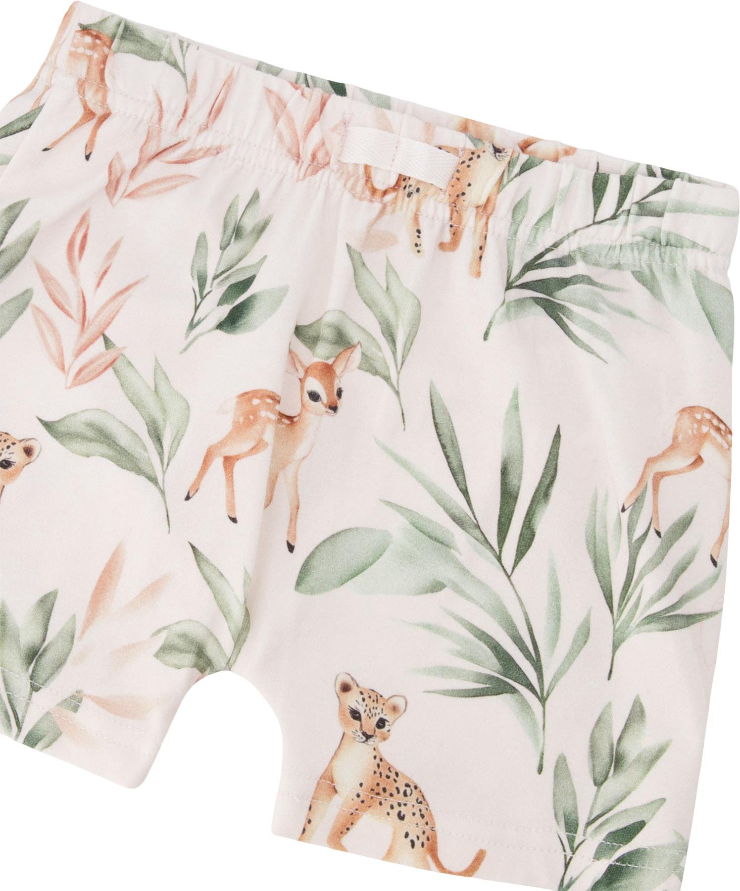 Product gallery image number 4 for product Printed Organic Cotton Jersey Top and Shorts Set - Baby Girl