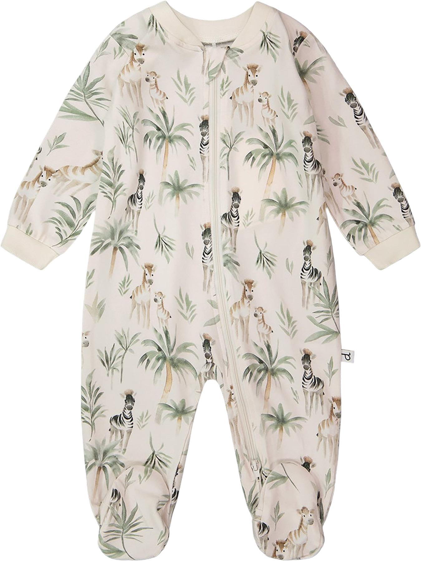 Product image for Printed Organic Cotton Jersey One-Piece Pyjama - Baby Girl
