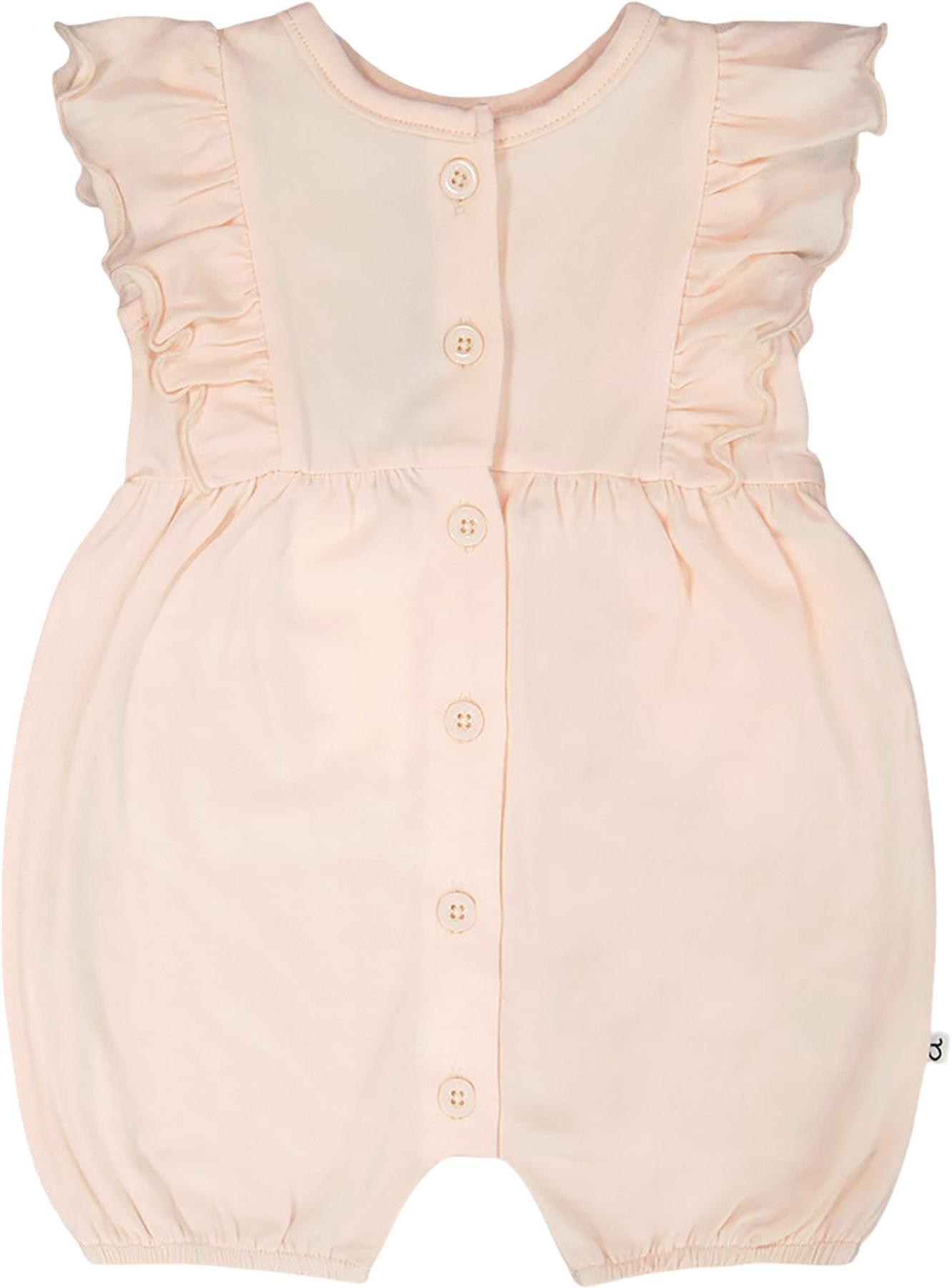 Product image for Organic Cotton Jersey Romper with Frills - Baby Girl