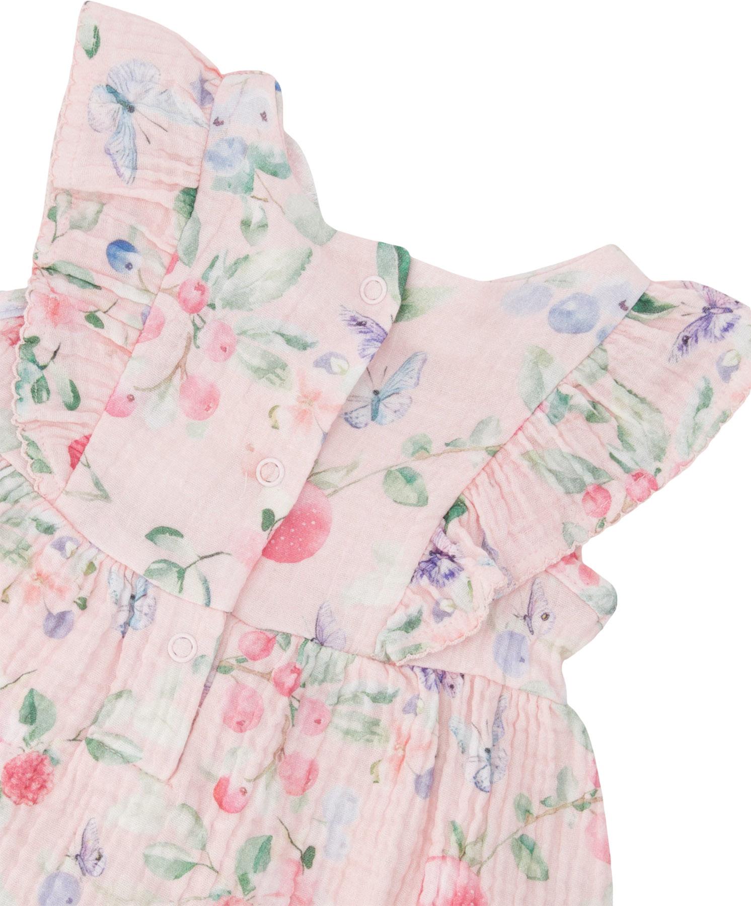 Product gallery image number 3 for product Printed Cotton Muslin Tunic and Rib Jersey Leggings Set - Baby Girl