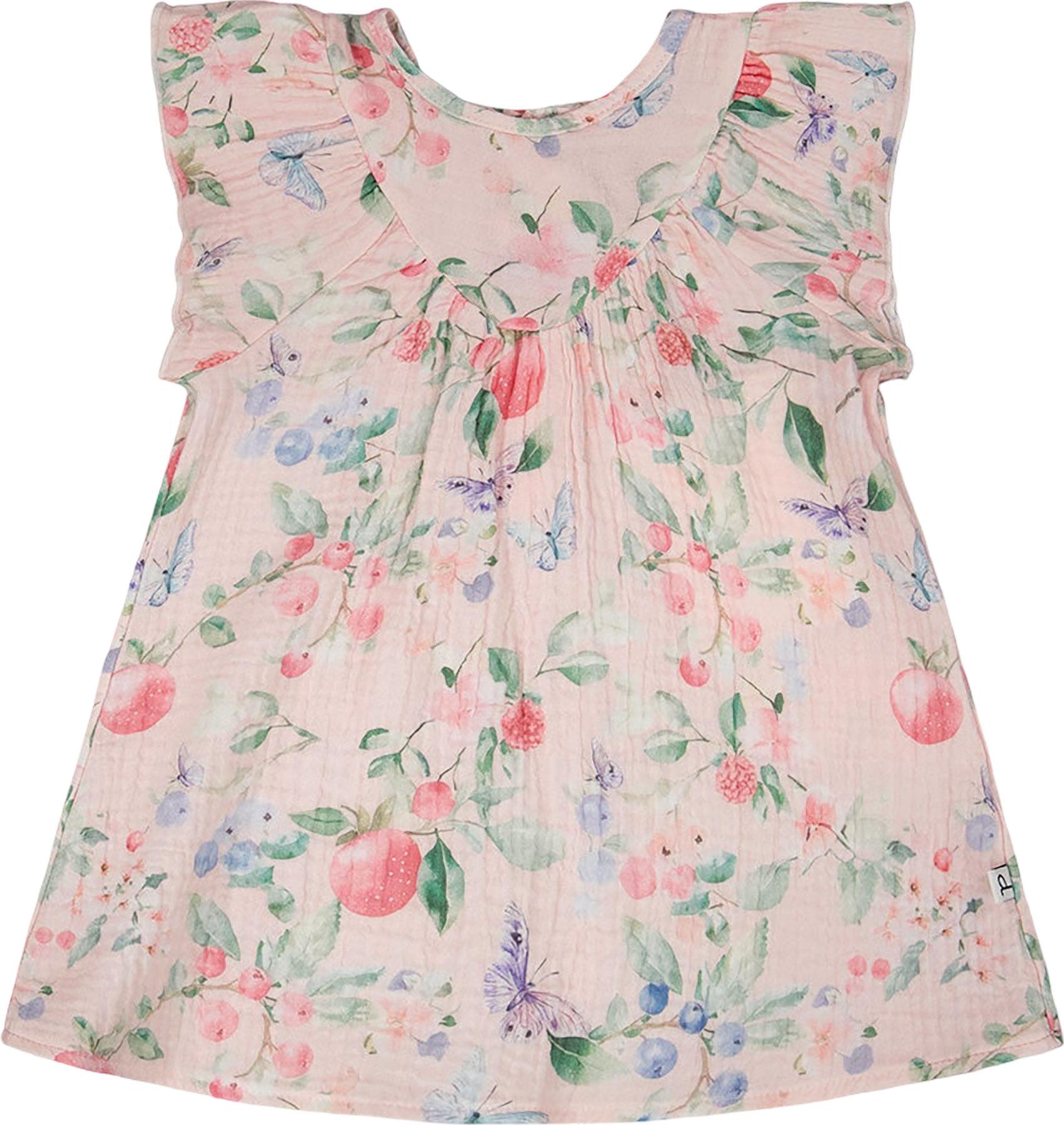 Product gallery image number 2 for product Printed Cotton Muslin Dress and Bloomer Set - Baby Girl