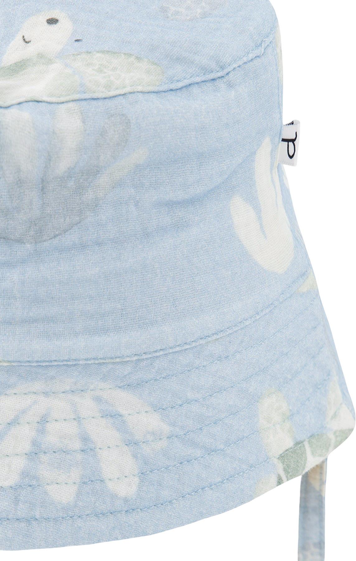 Product gallery image number 3 for product Printed Cotton Muslin Hat - Baby