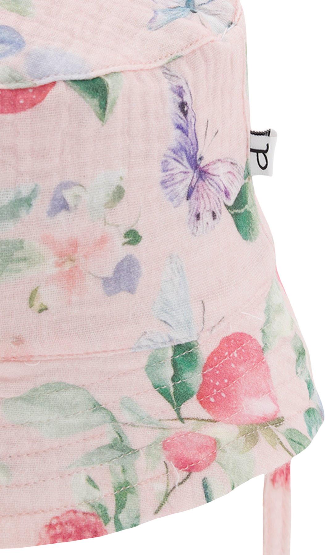 Product gallery image number 3 for product Printed Cotton Muslin Hat - Baby