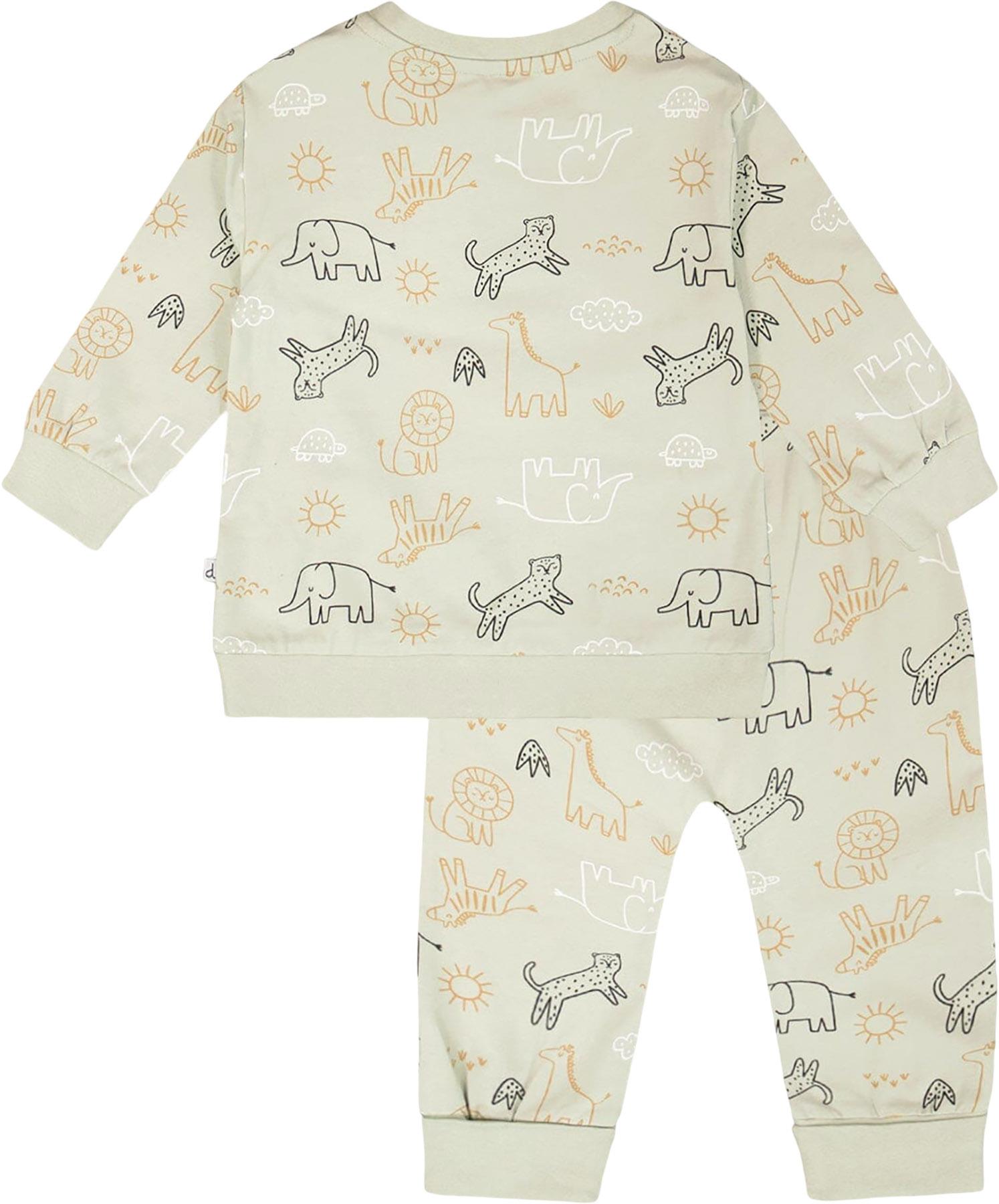 Product gallery image number 2 for product Printed Organic Cotton Jersey Sweater and Pant Set - Baby Boy