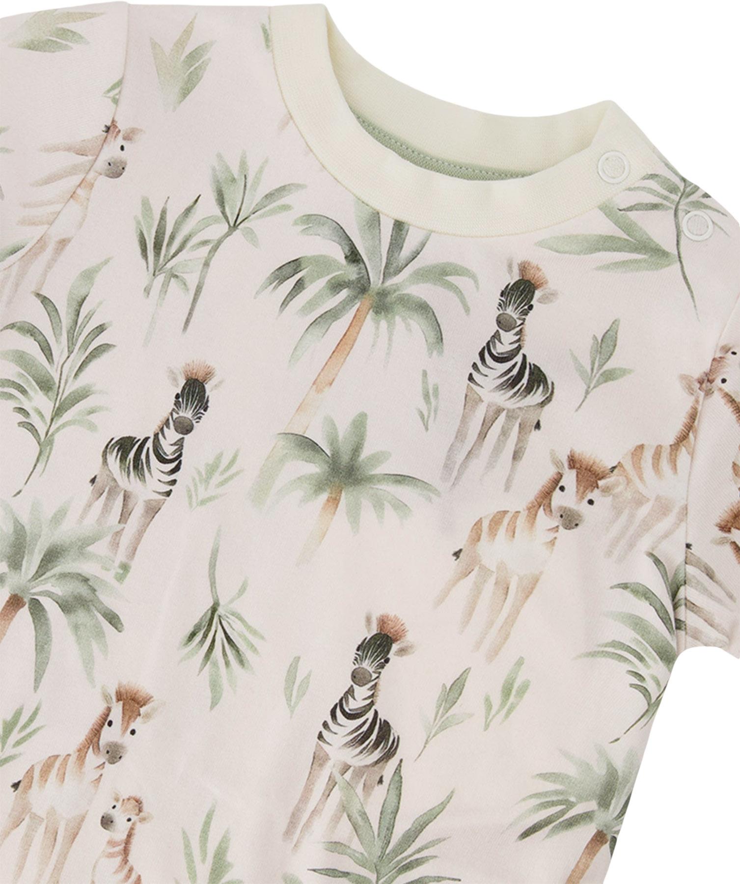 Product gallery image number 3 for product Printed Organic Cotton Jersey T-Shirt and Cotton Rib Pant Set - Baby Boy