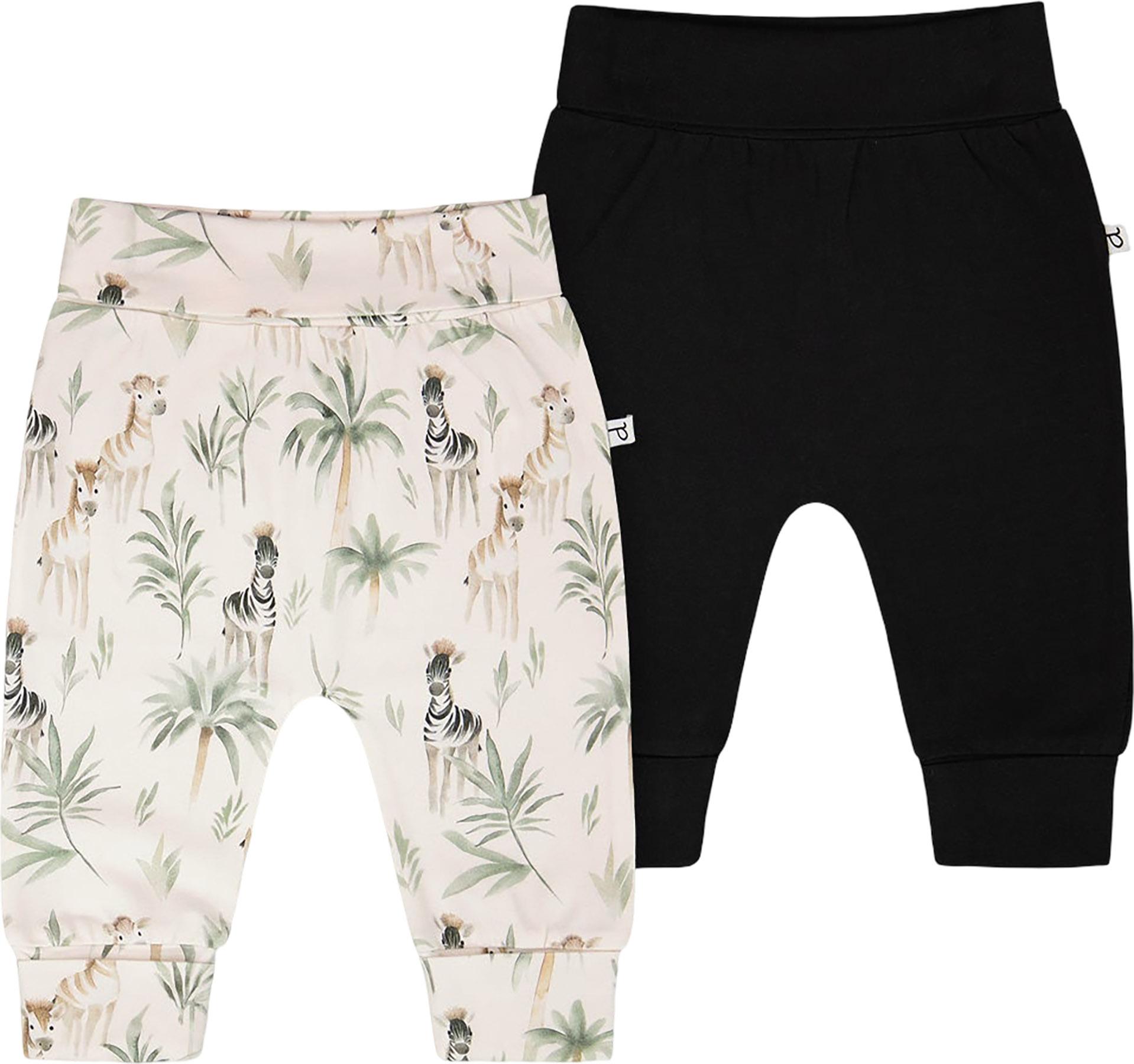 Product image for Printed Organic Cotton Jersey 2 Pack Evolutive Pant - Baby Boy