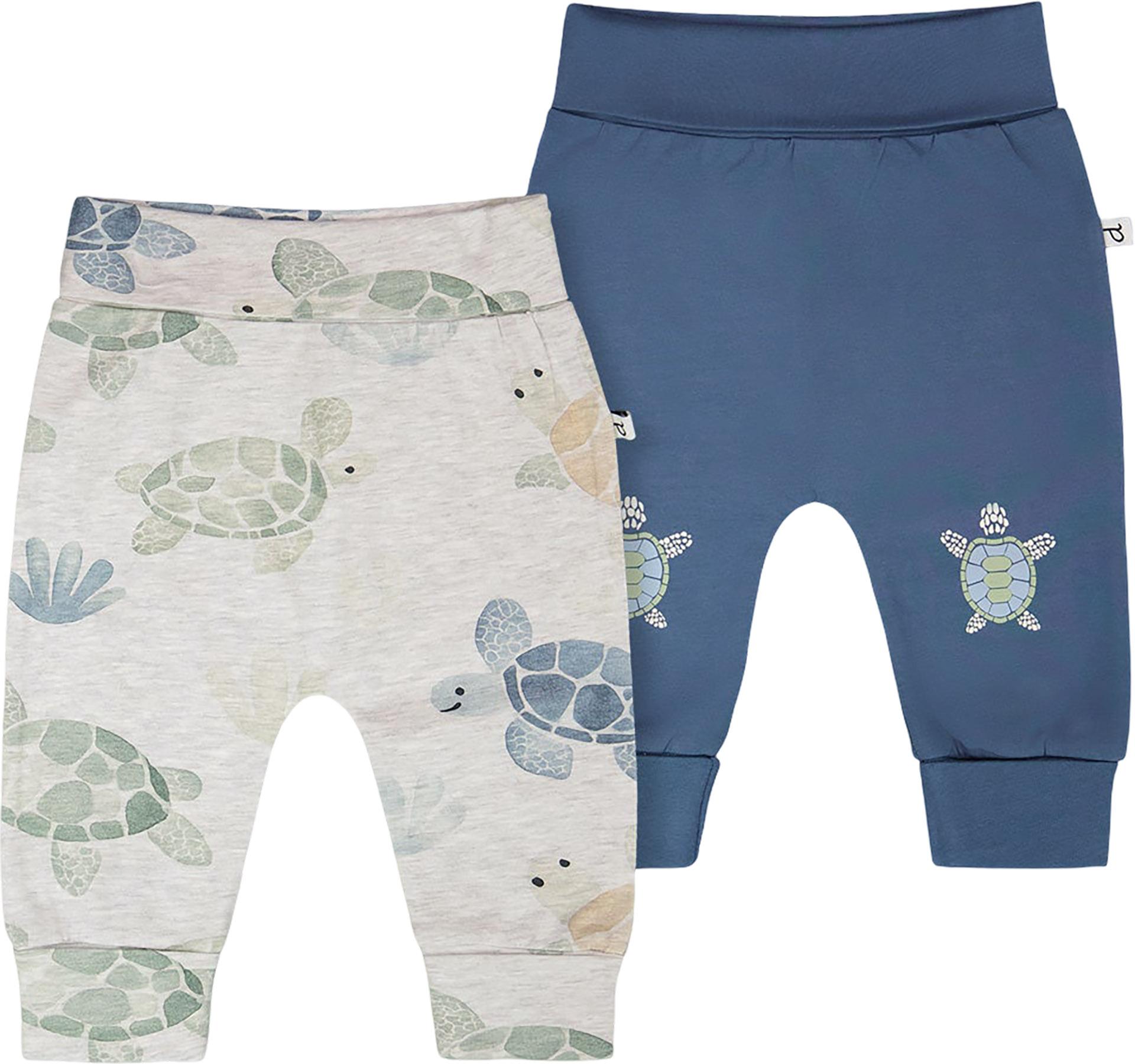 Product image for Printed Organic Cotton Jersey 2 Pack Evolutive Pant - Baby Boy