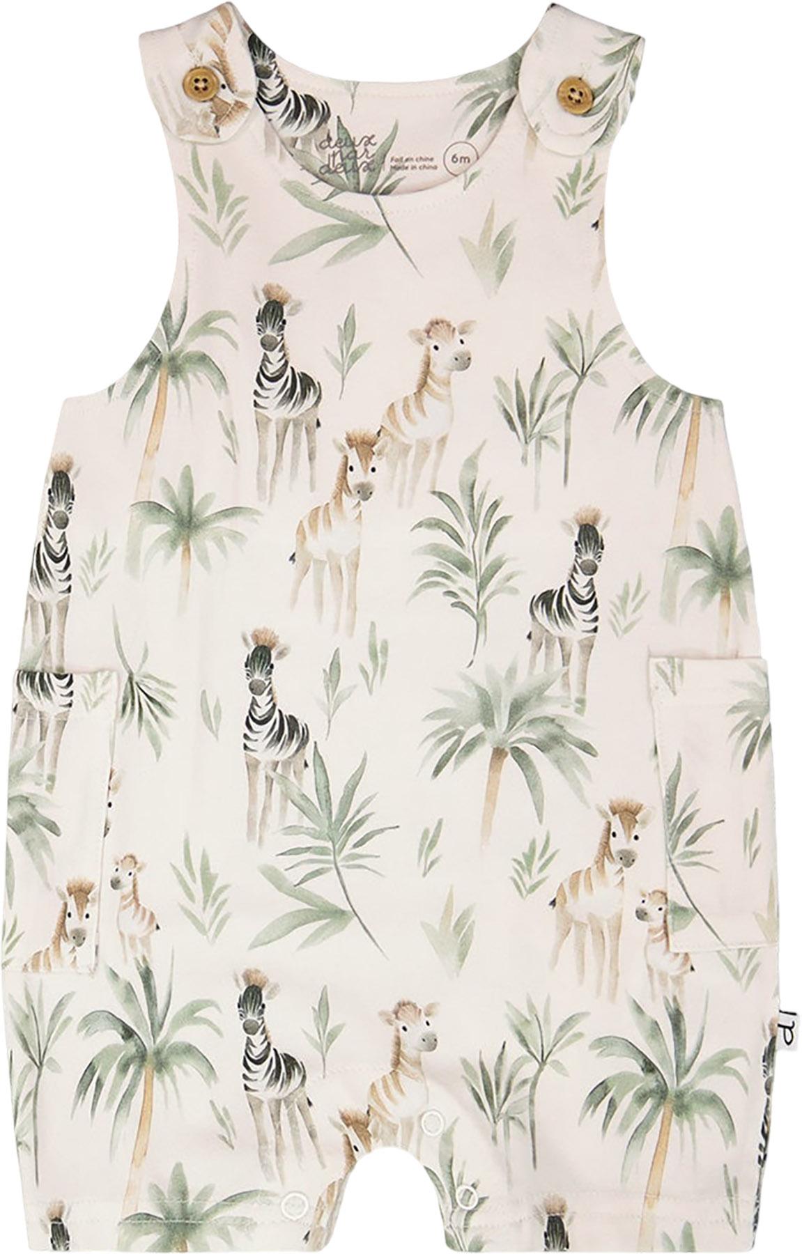 Product image for Printed Organic Cotton Jersey Romper - Baby Boy