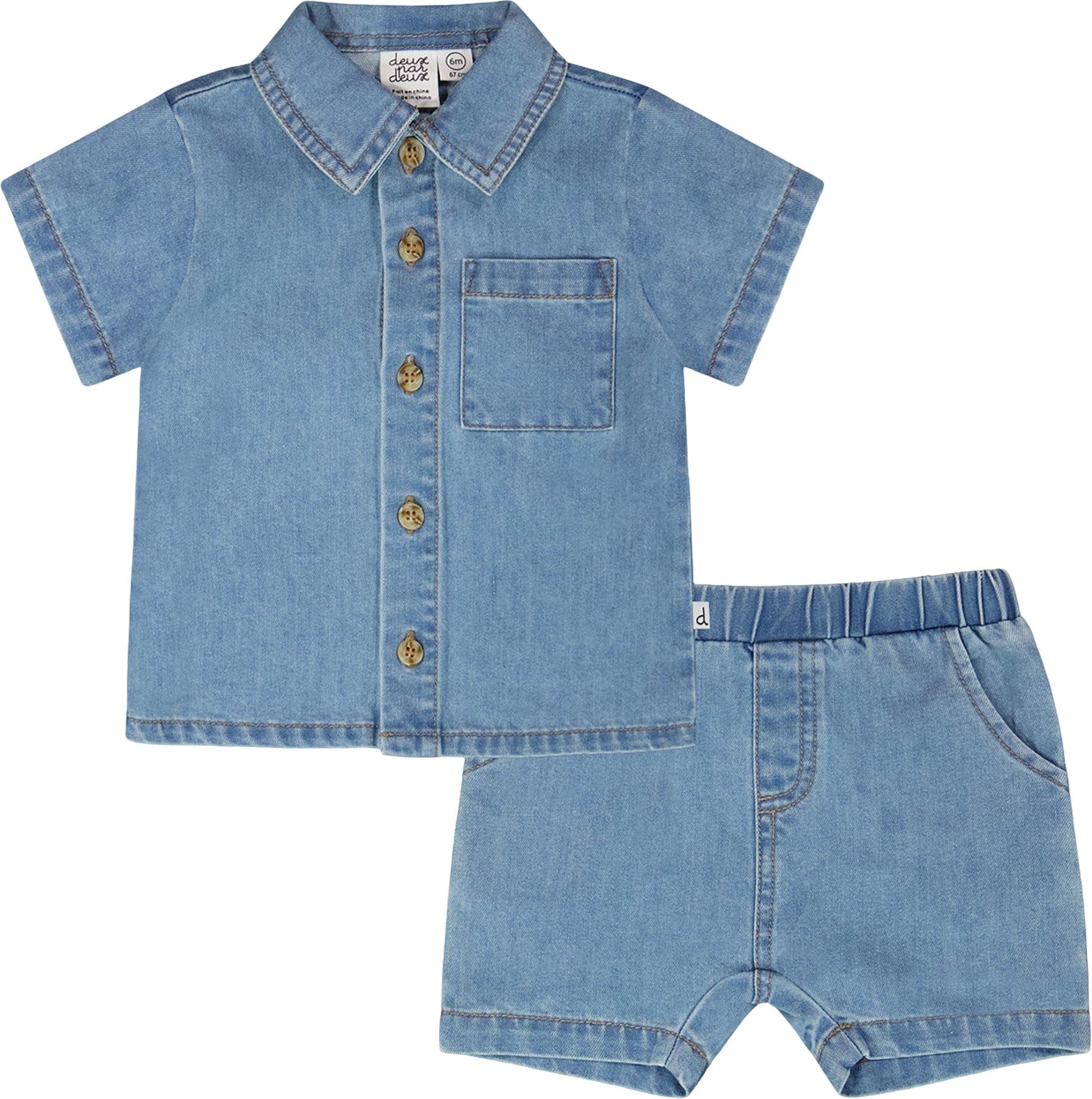 Product image for Chambray Shirt and Shorts Set - Baby Boy