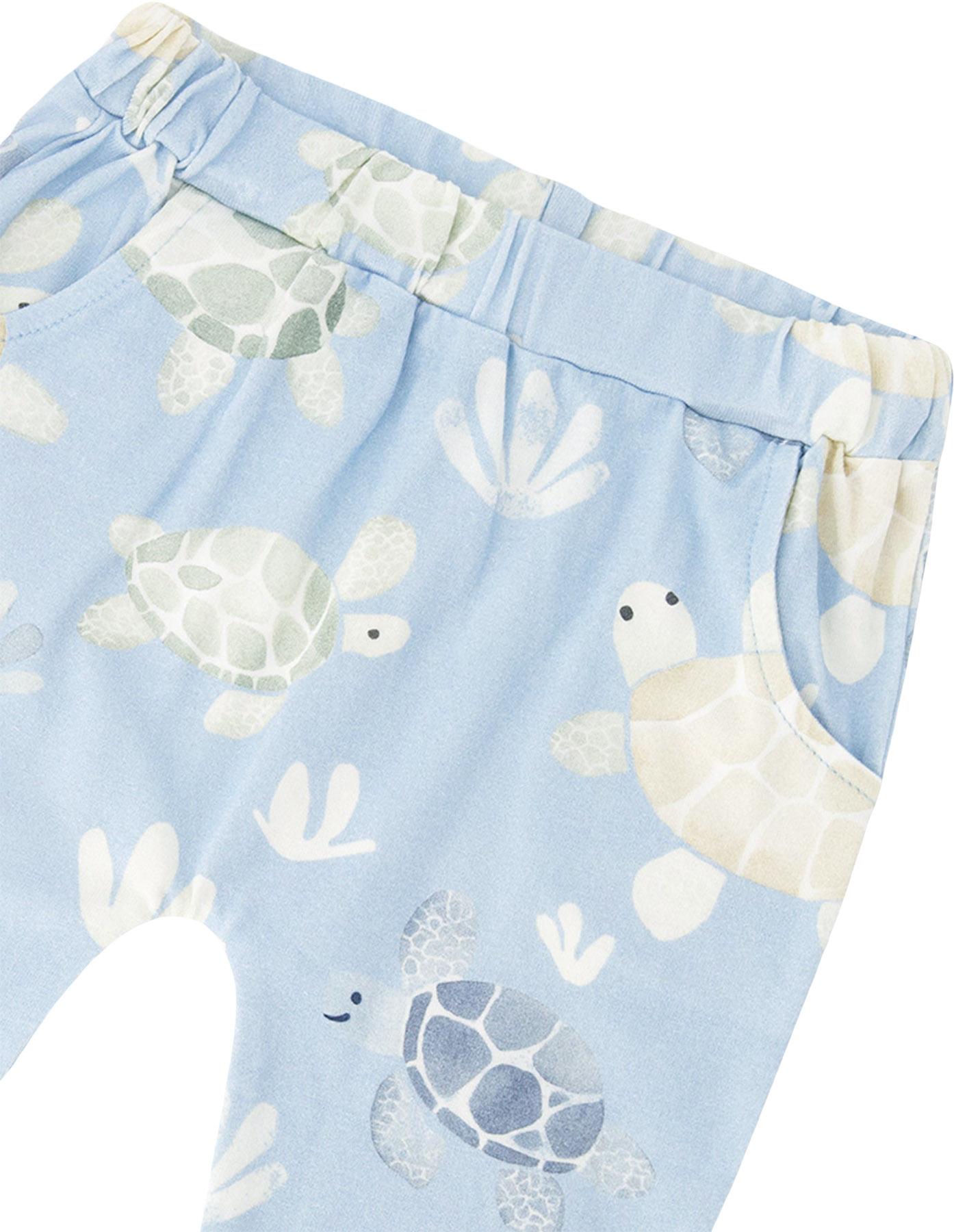 Product gallery image number 4 for product Printed Organic Cotton Jersey T-Shirt and Pant Set - Baby