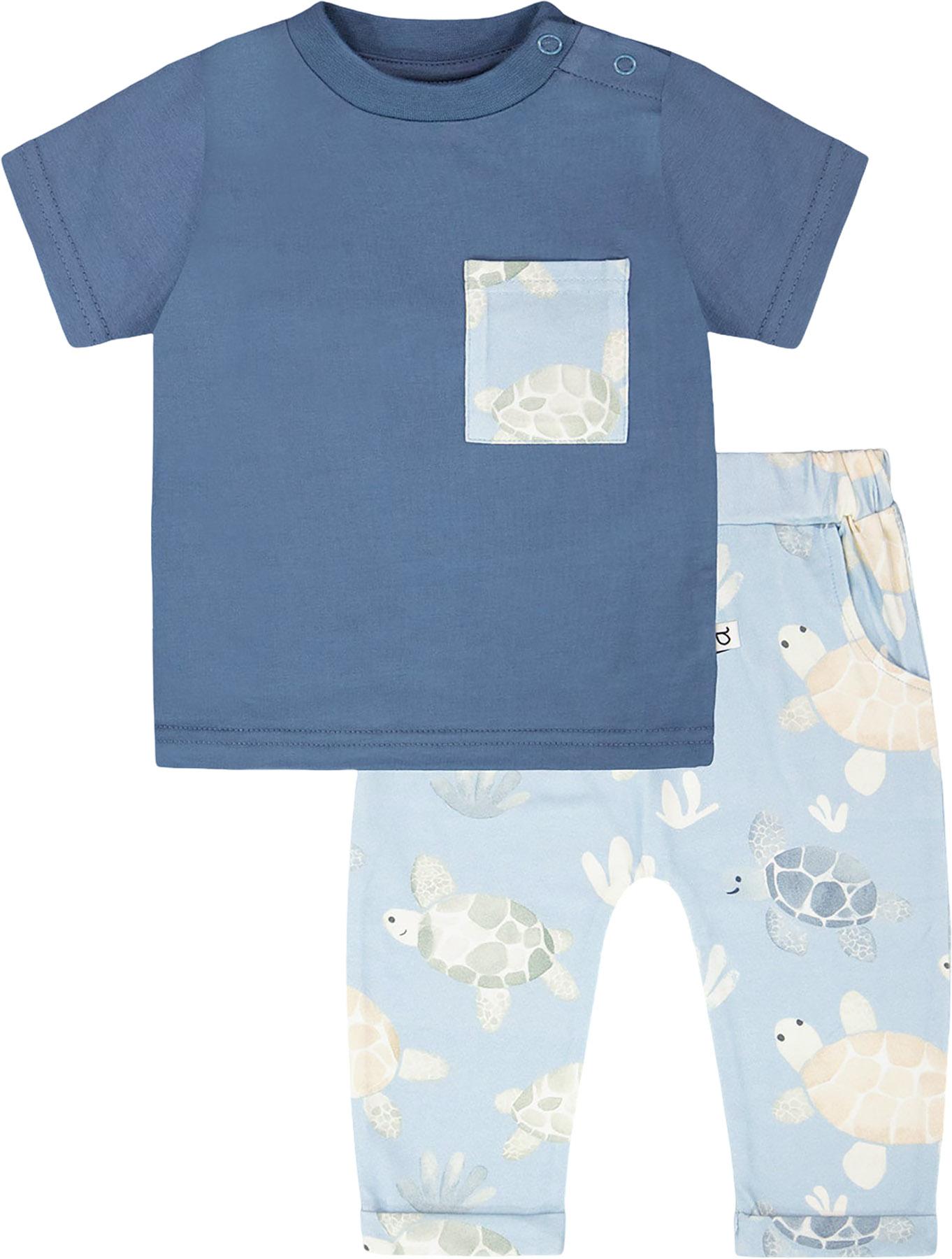 Product image for Printed Organic Cotton Jersey T-Shirt and Pant Set - Baby