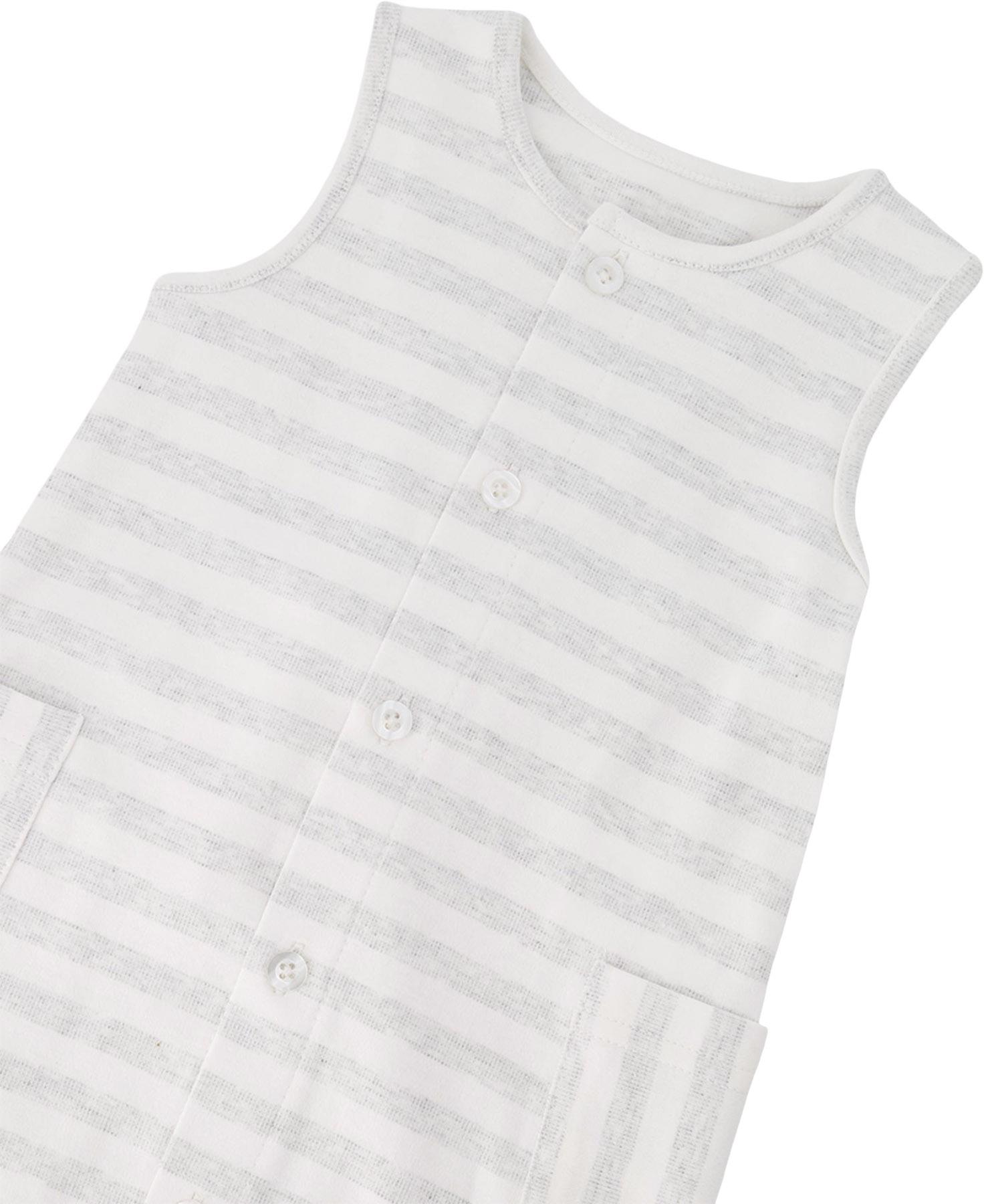 Product gallery image number 3 for product Cotton Striped Romper - Baby Boy