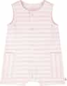 Colour: White - Pink Stripes