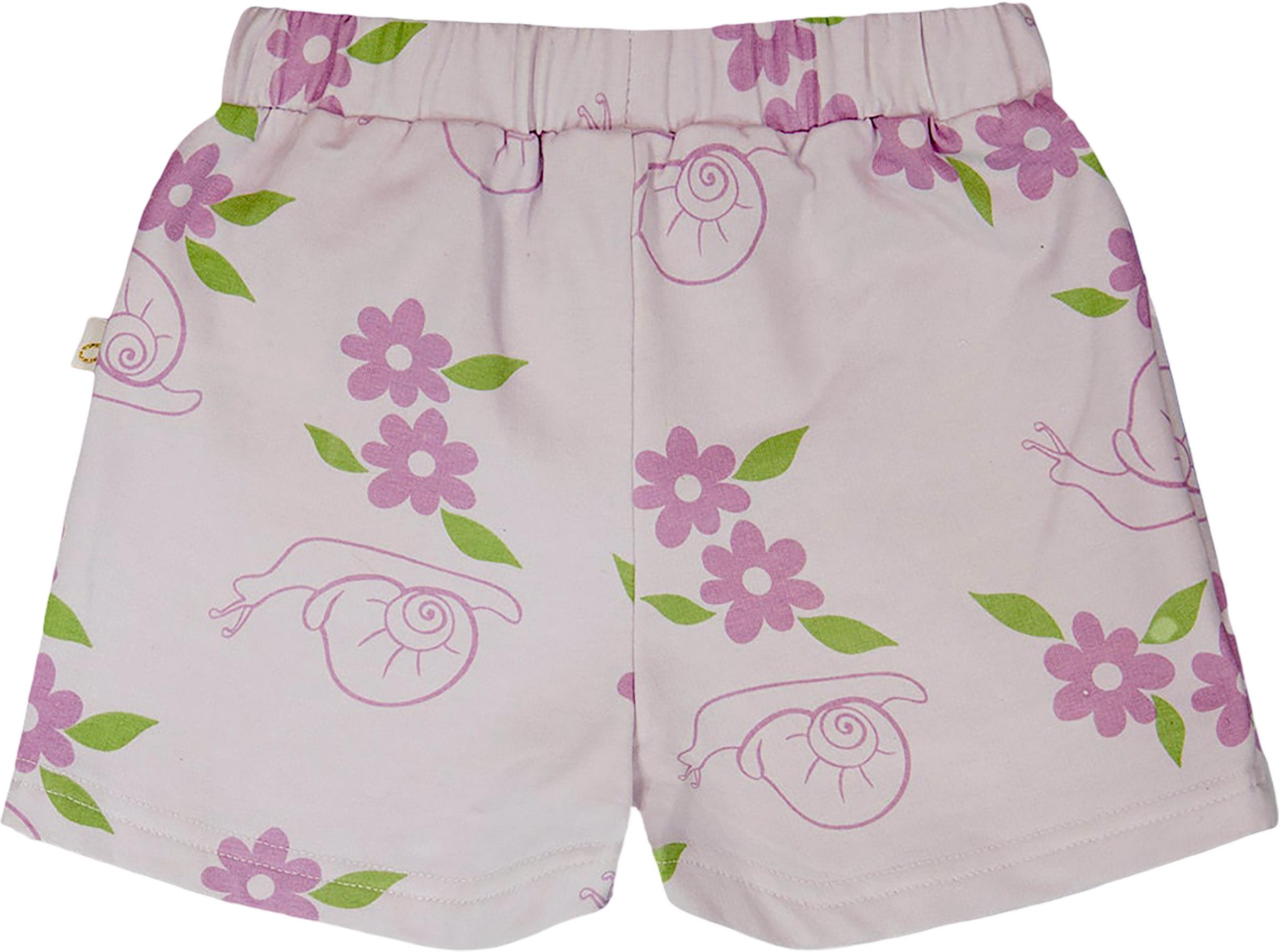Product gallery image number 3 for product Printed French Terry Shorts - Little Girl