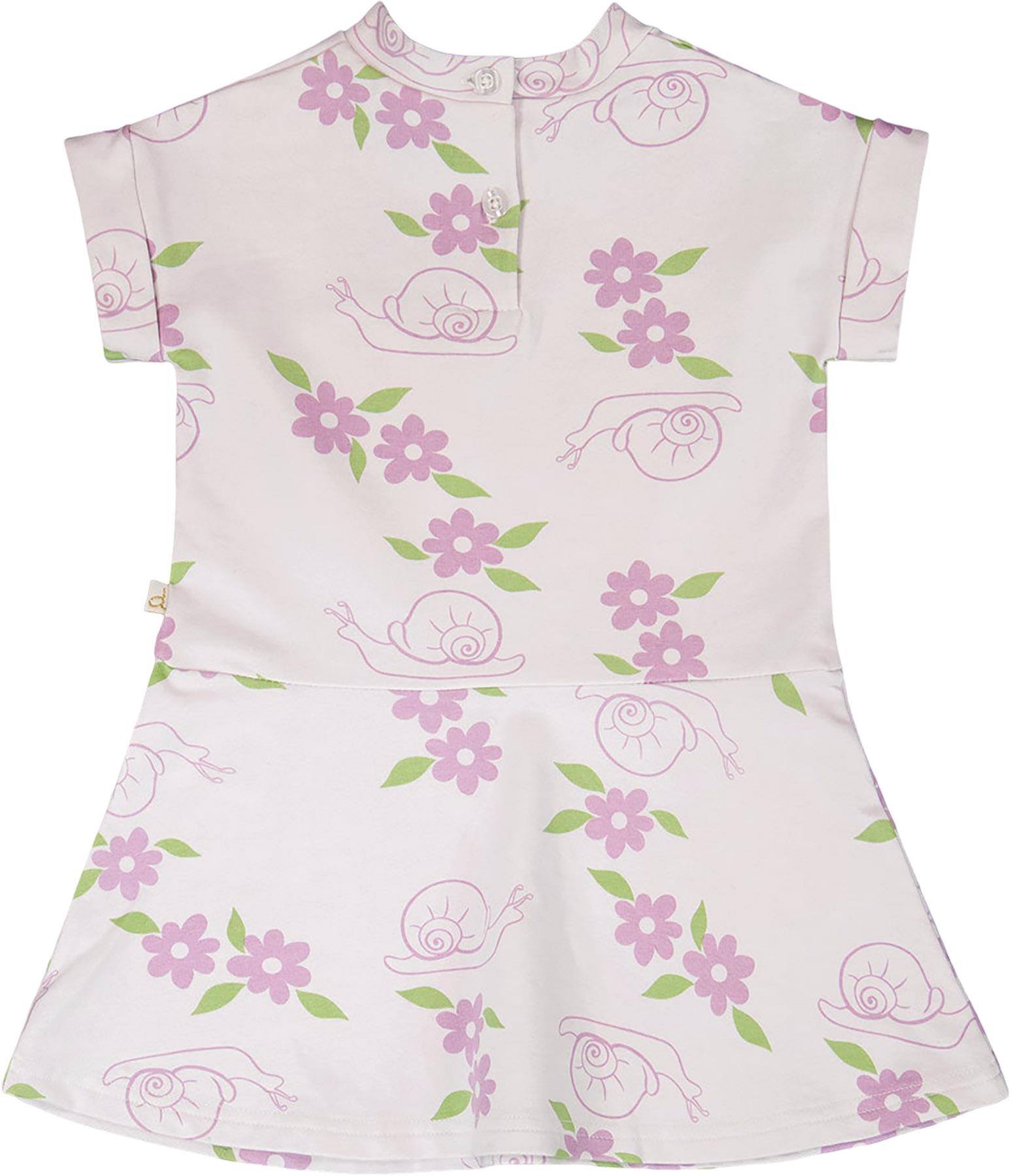 Product gallery image number 2 for product Robe en éponge française imprimé - Petite fille