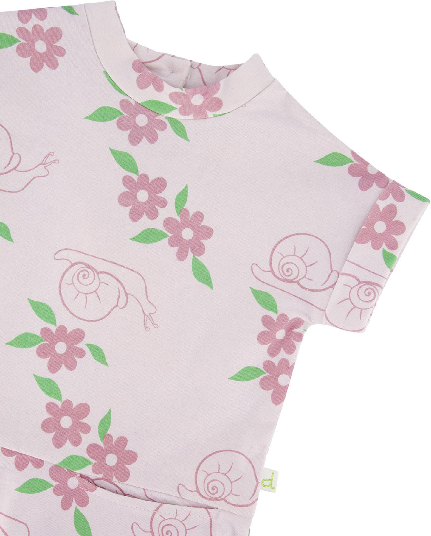 Product gallery image number 3 for product Robe en éponge française imprimé - Petite fille