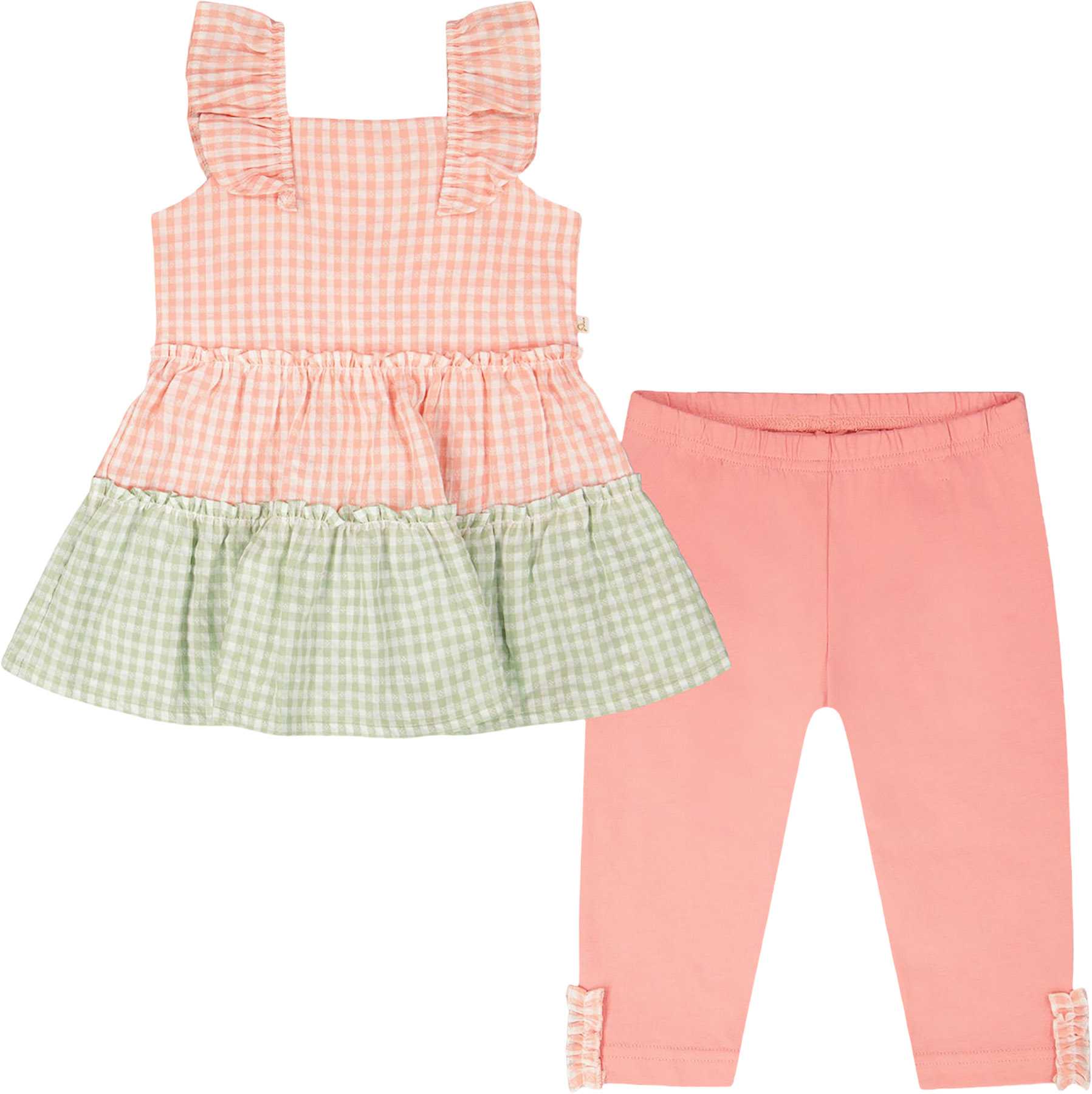 Coral Gingham - Coral