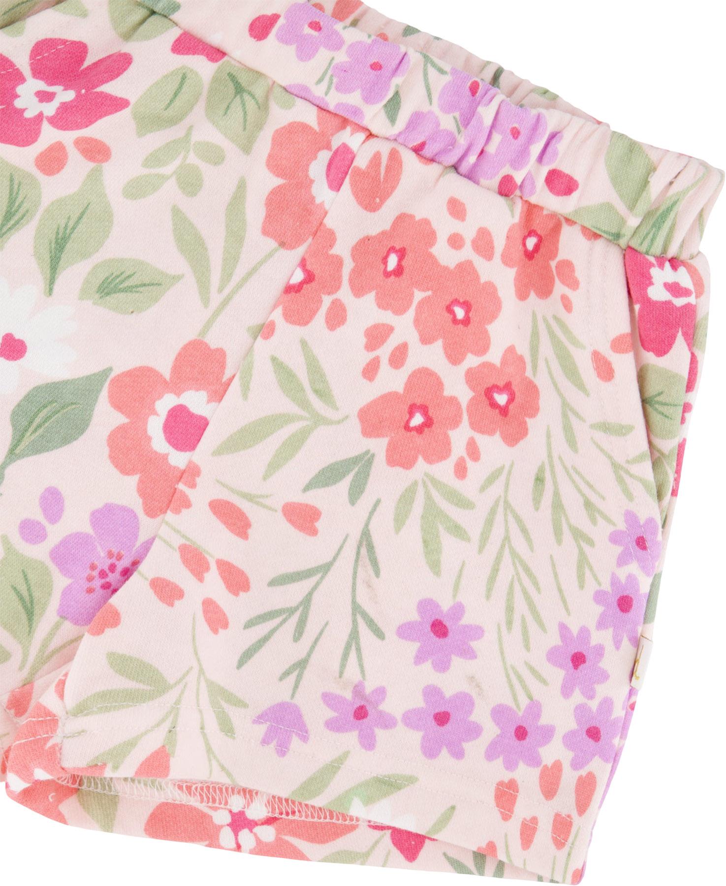 Product gallery image number 3 for product Printed French Terry Shorts - Baby Girl