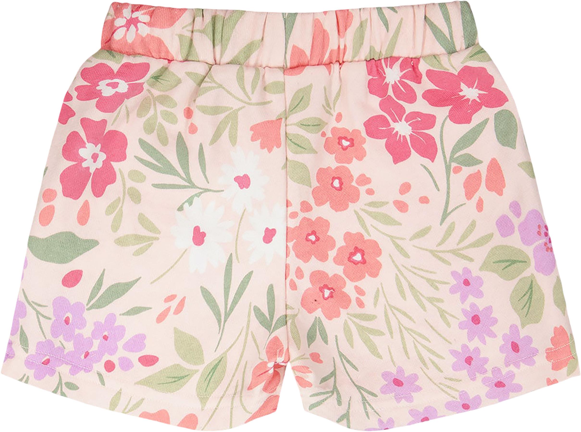 Product gallery image number 2 for product Printed French Terry Shorts - Little Girl