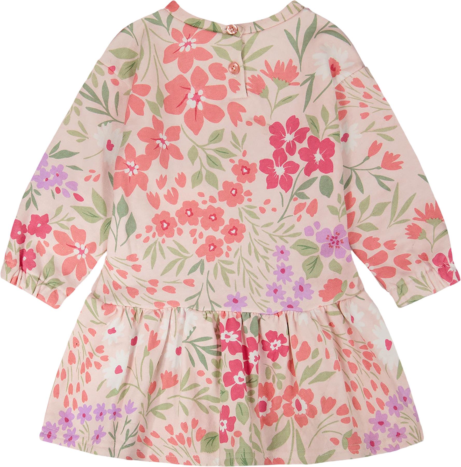 Product gallery image number 3 for product Printed French Terry Dress - Little Girl