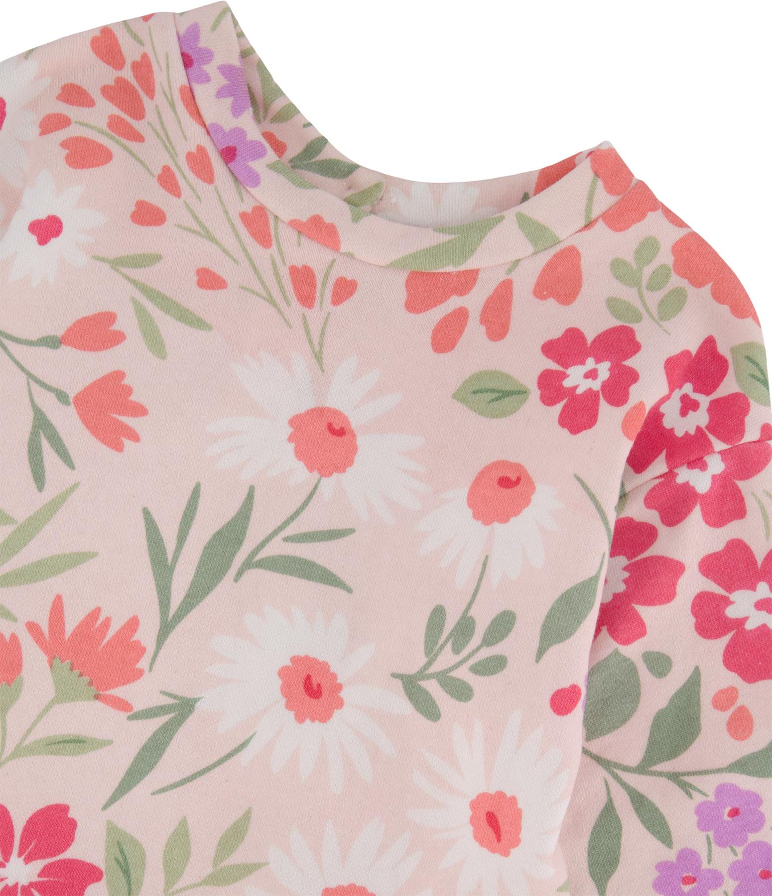 Product gallery image number 2 for product Printed French Terry Dress - Little Girl
