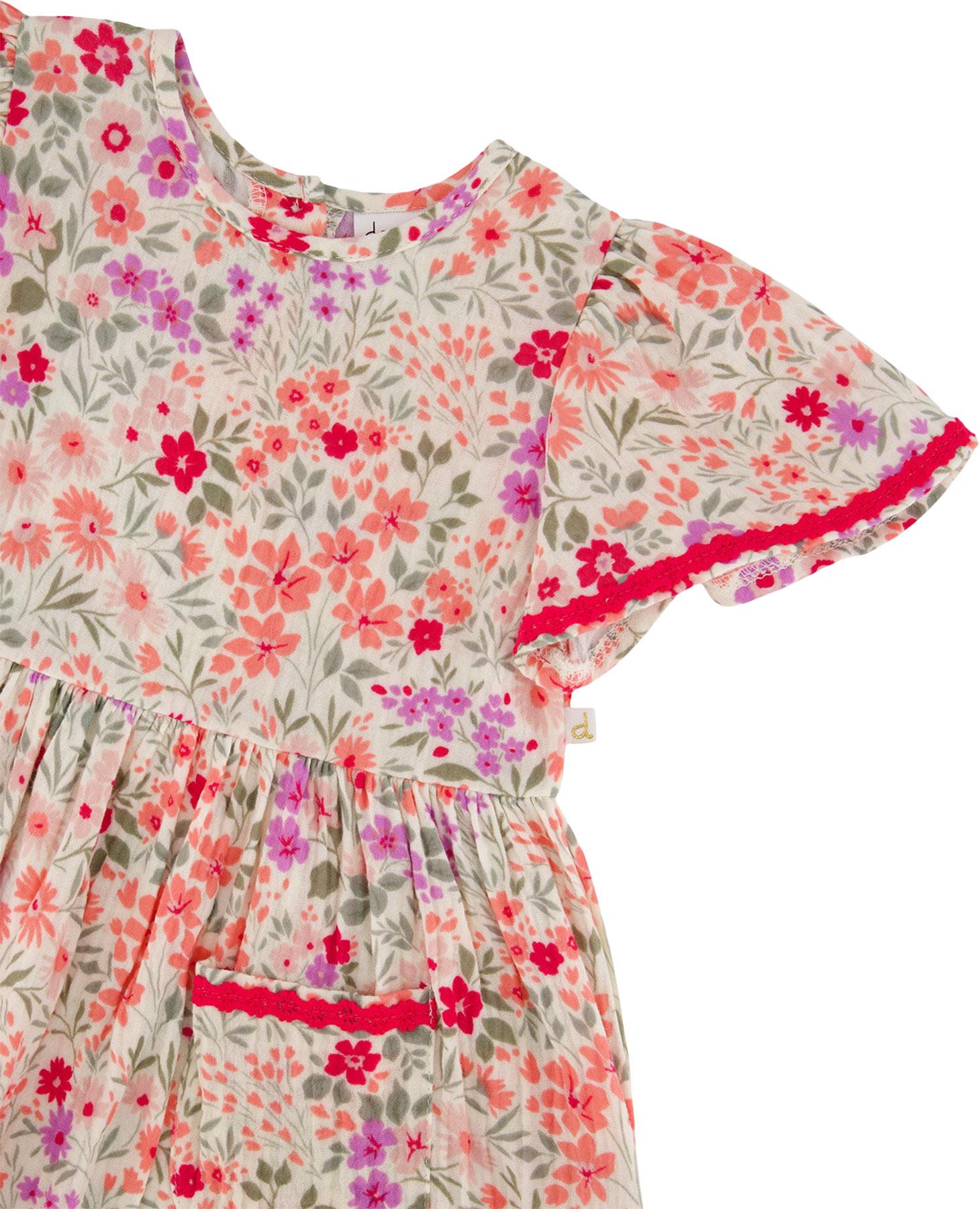 Product gallery image number 3 for product Printed Muslin Dress - Baby Girl