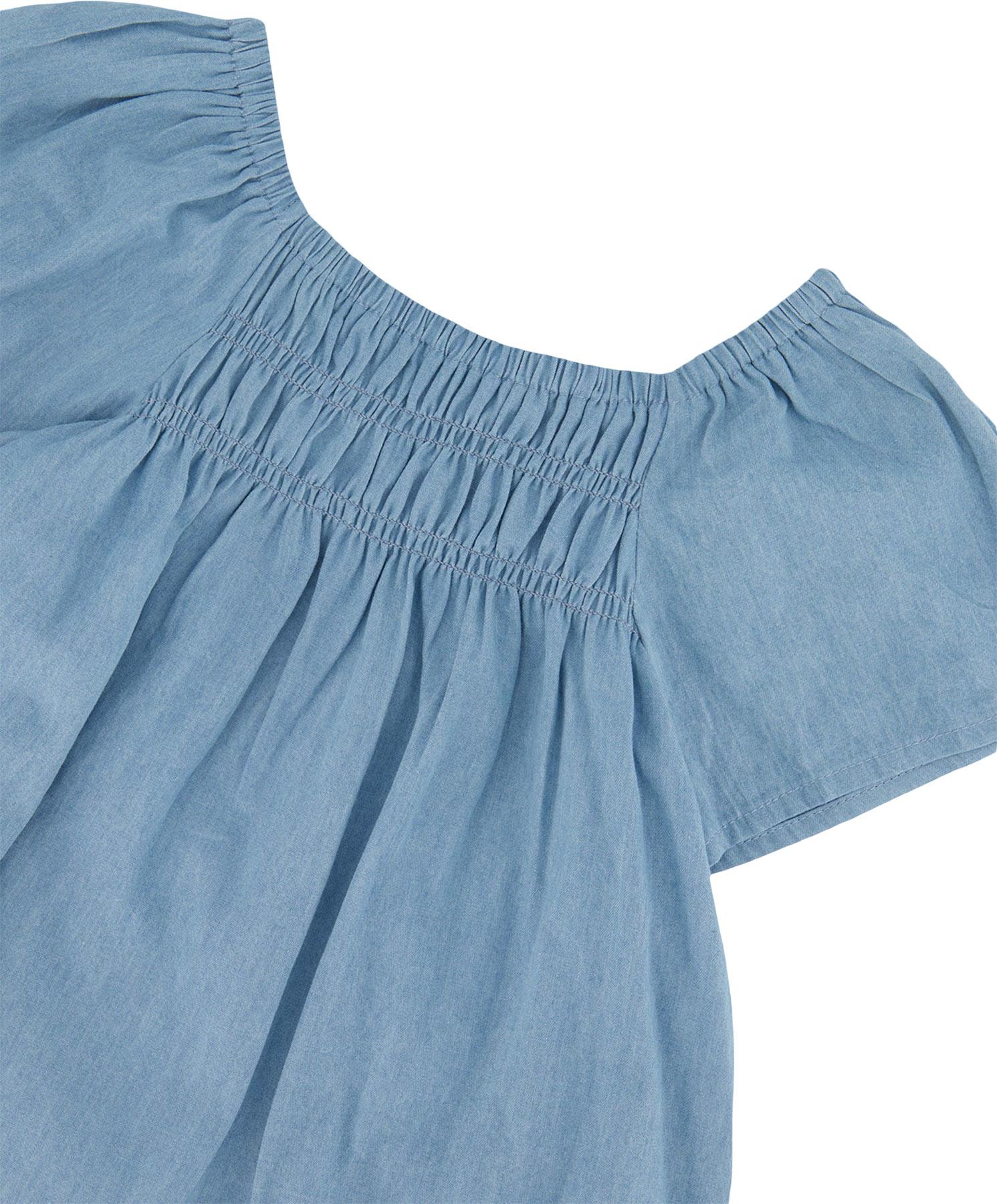 Product gallery image number 3 for product Chambray Short Sleeve Top - Big Girl