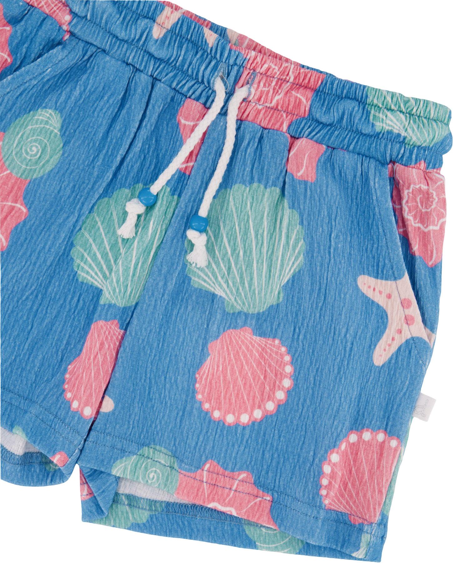 Product gallery image number 3 for product Printed Crinkle Jersey Shorts - Big Girl