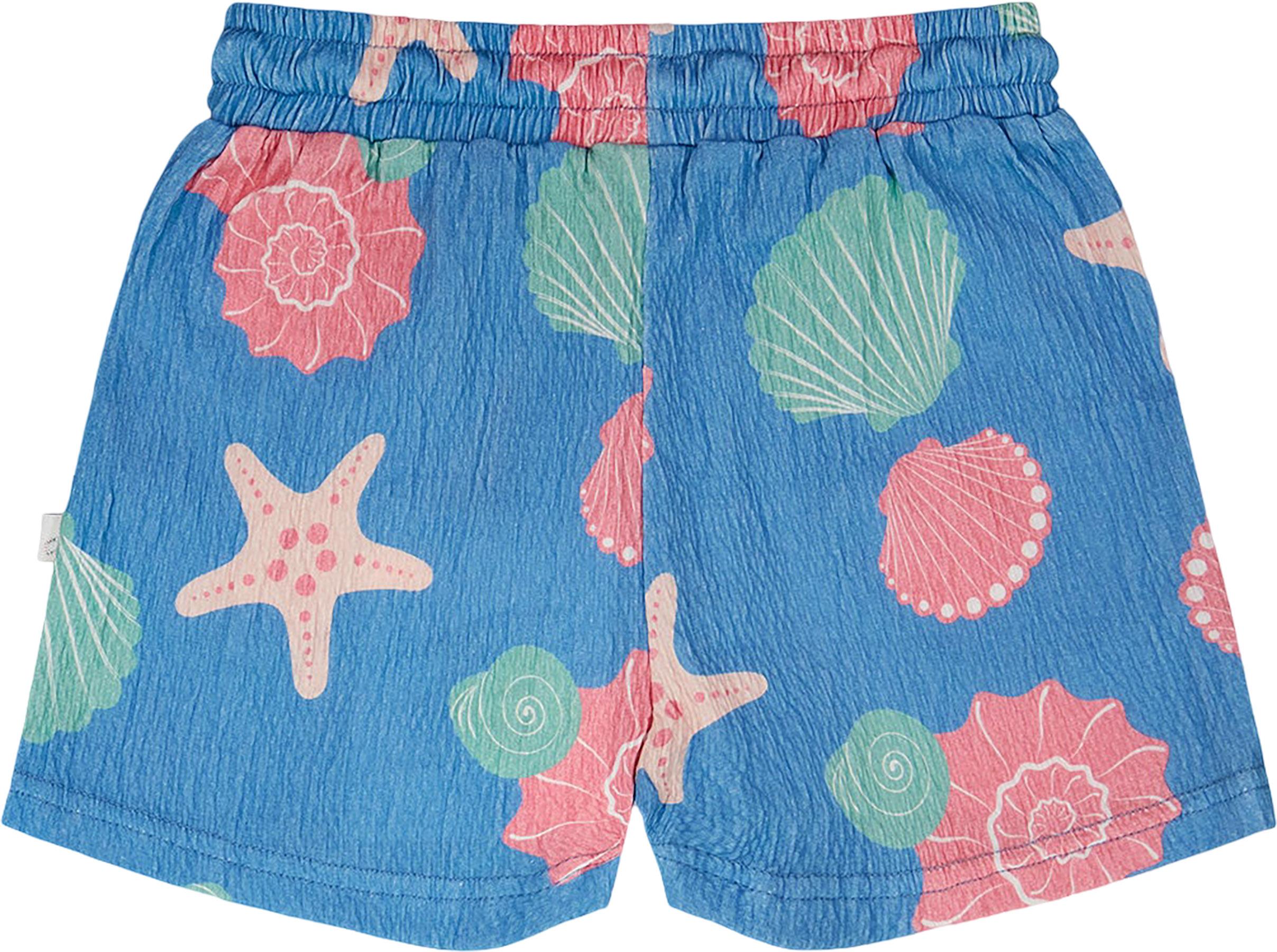 Product gallery image number 2 for product Printed Crinkle Jersey Shorts - Little Girl