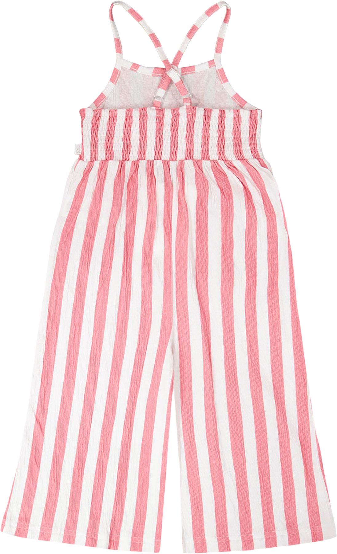 Product gallery image number 2 for product Striped Crinkle Jersey Jumpsuit - Big Girl