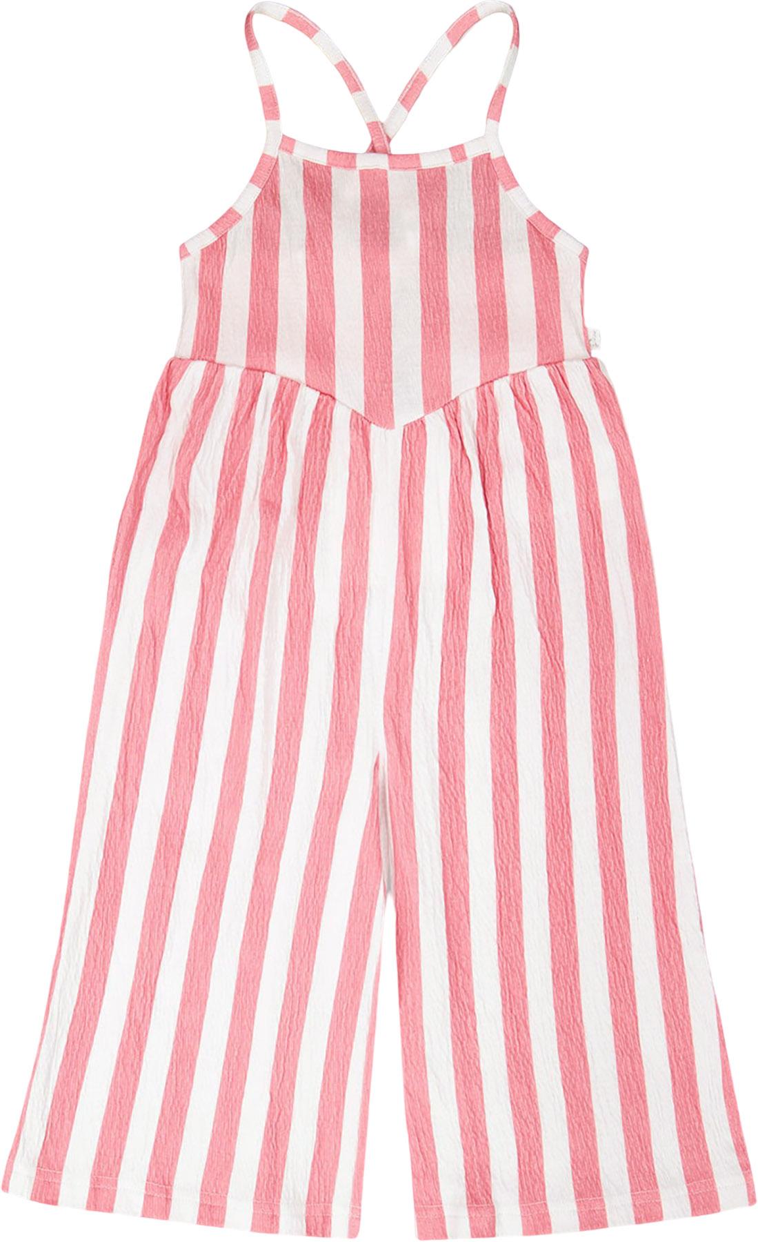 Product image for Striped Crinkle Jersey Jumpsuit - Big Girl