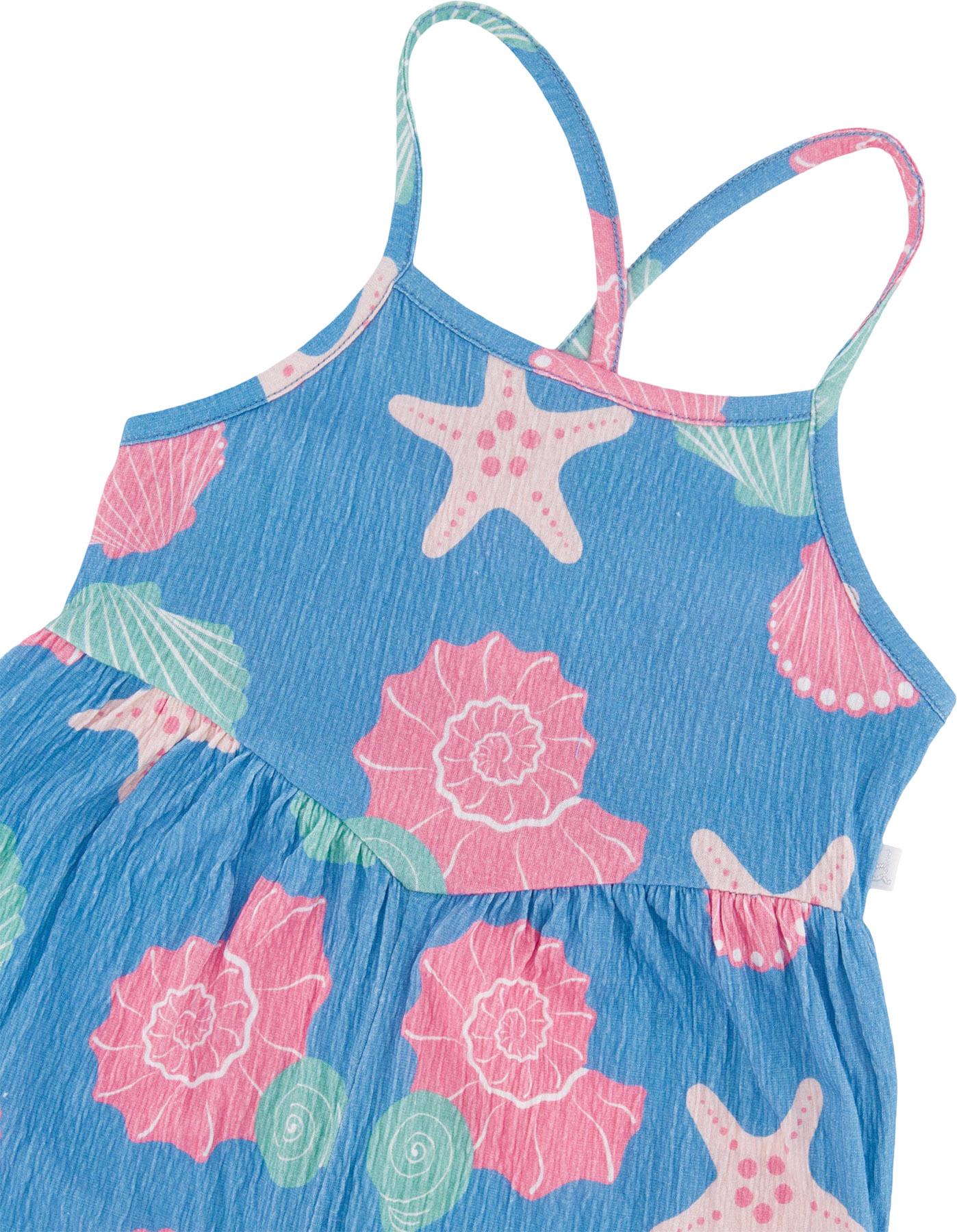 Product gallery image number 3 for product Striped Crinkle Jersey Jumpsuit - Little Girl