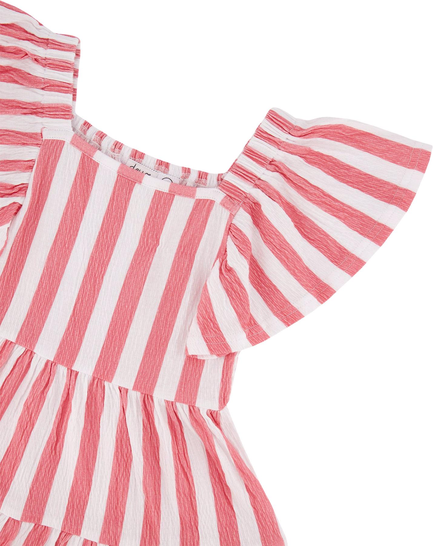 Product gallery image number 3 for product Striped Crinkle Jersey Dress - Little Girl