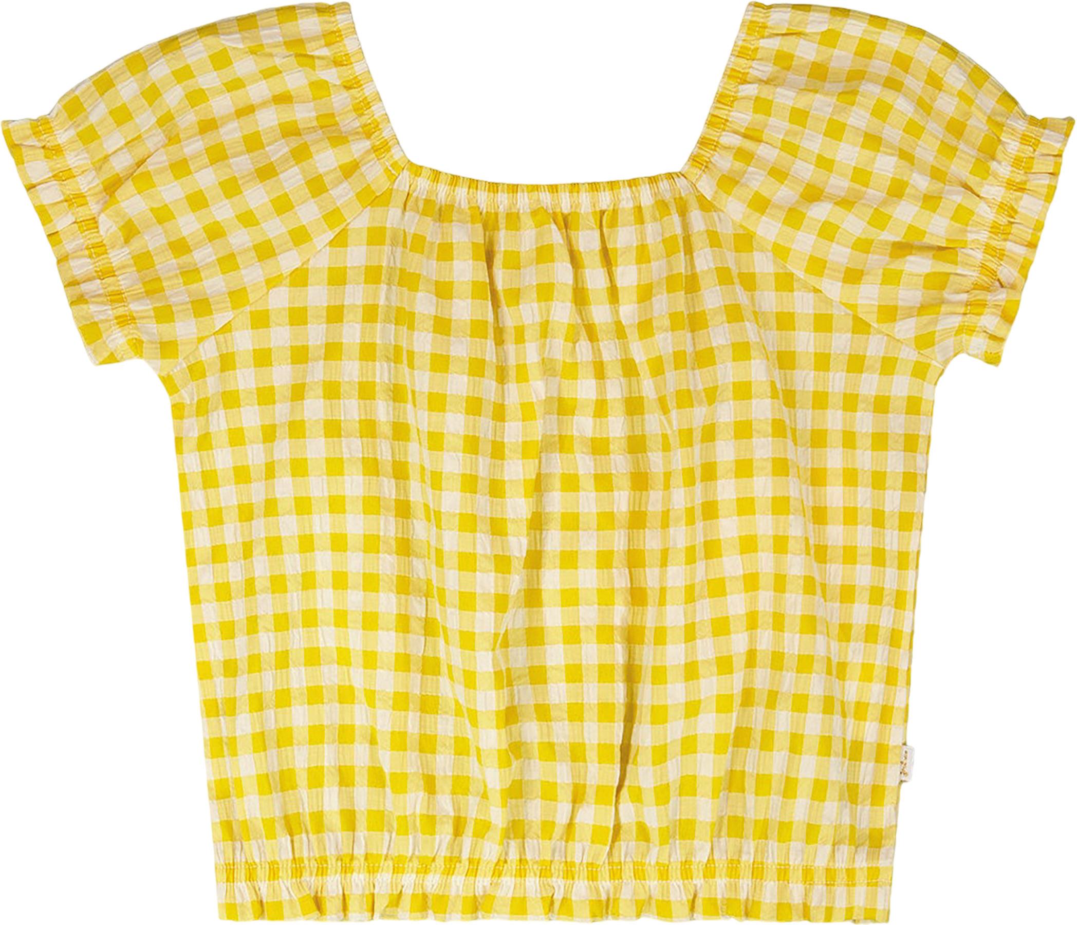 Product image for Gingham Peasant Top - Big Girl