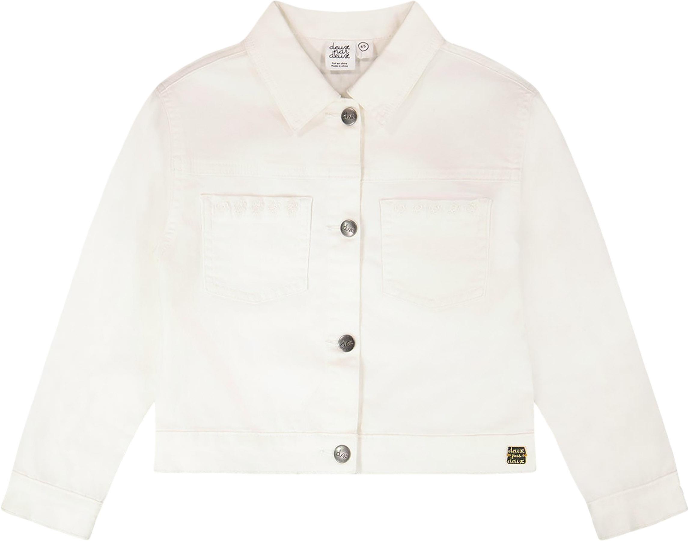 Product image for Denim Jacket with Embroidery - Big Girl