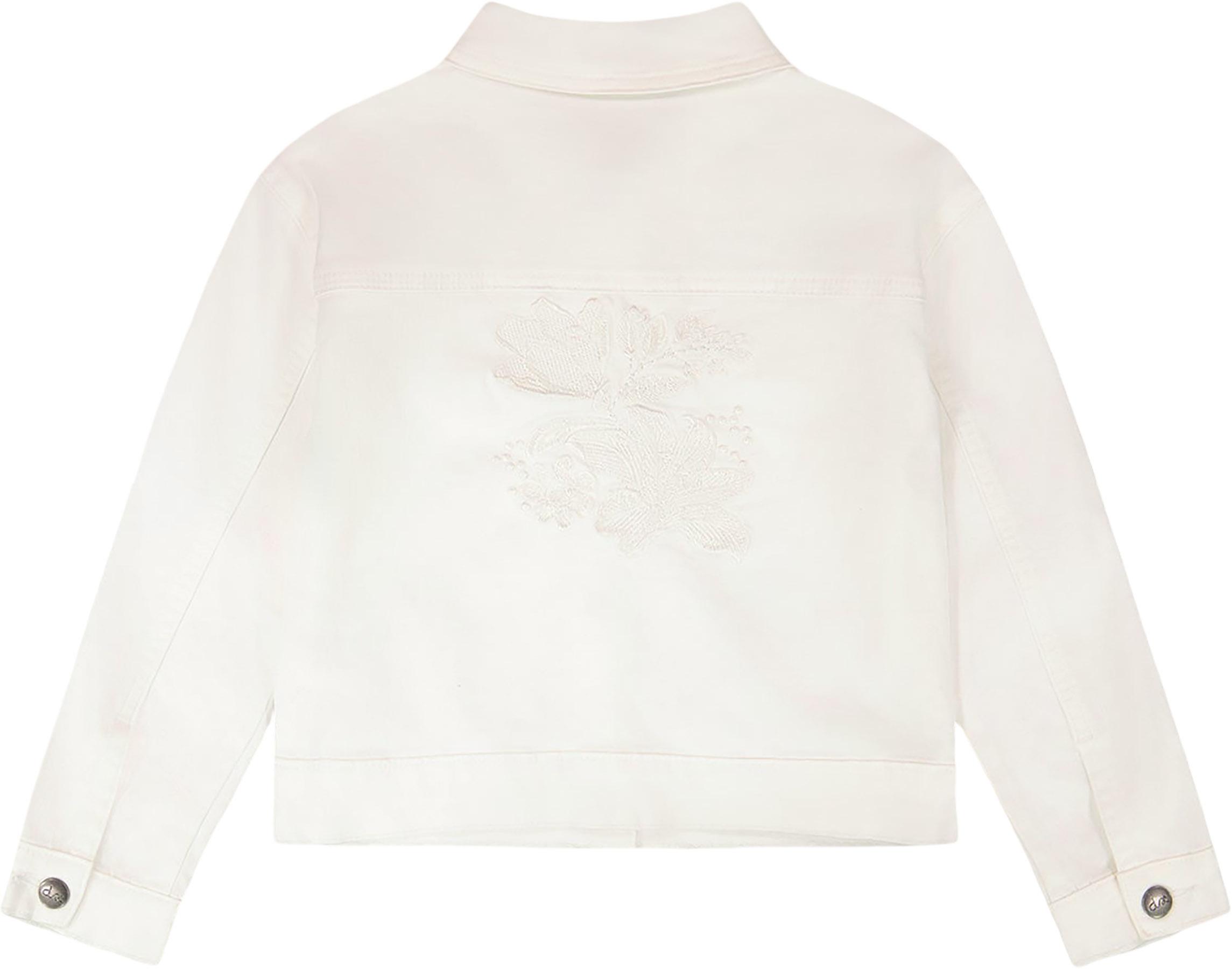 Product gallery image number 2 for product Denim Jacket with Embroidery - Little Girl