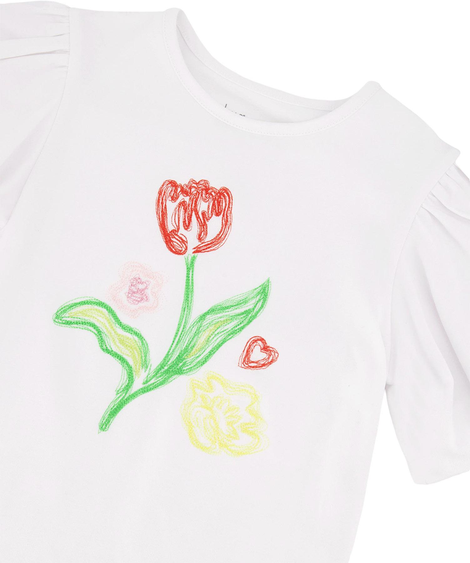 Product gallery image number 2 for product Organic Cotton Jersey Top with Embroidery - Big Girl