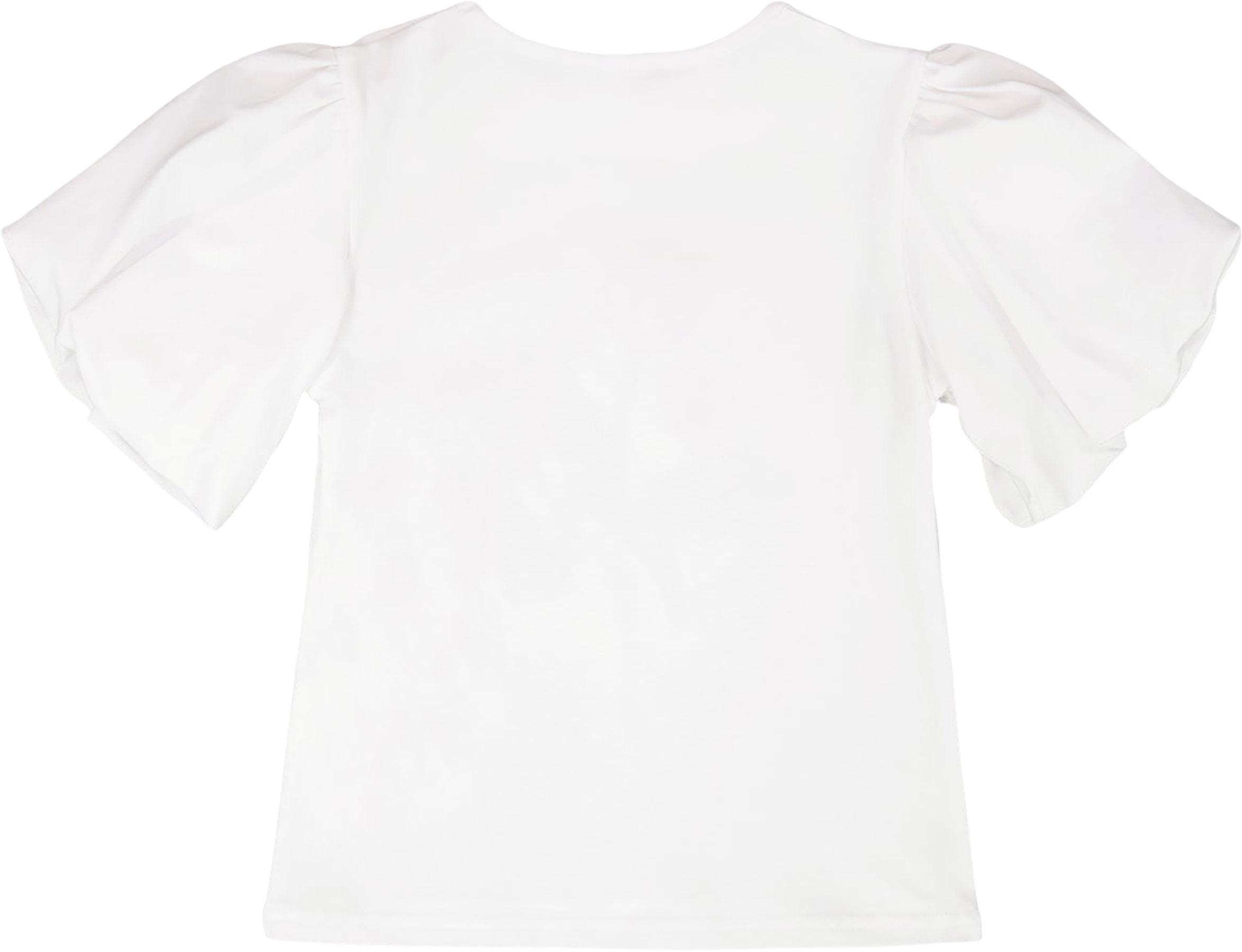 Product gallery image number 3 for product Organic Cotton Jersey Top with Embroidery - Little Girl