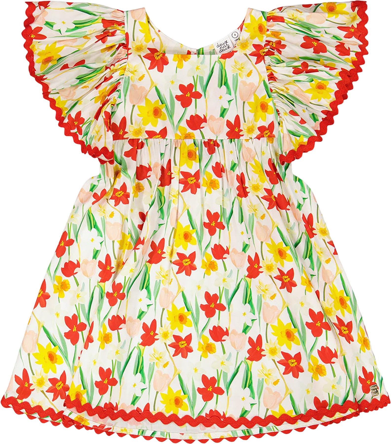 Product image for Printed Viscose Dress - Little Girl 
