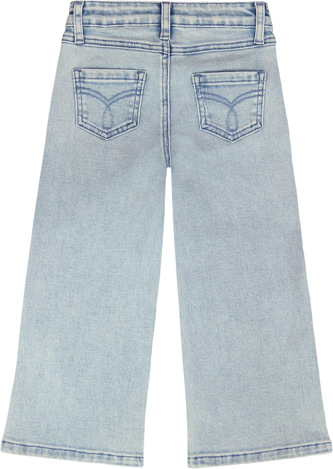 Product gallery image number 2 for product Wide Leg Denim Jeans - Little Girl