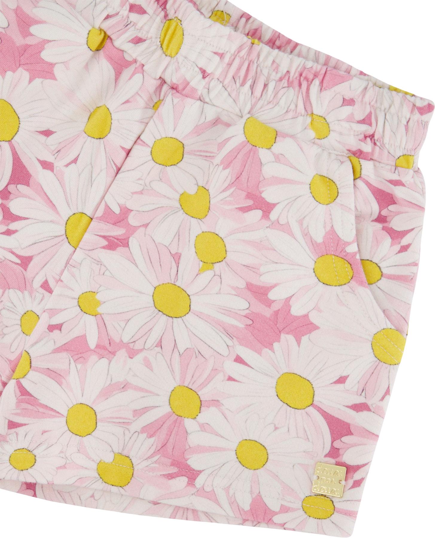 Product gallery image number 3 for product Printed French Terry Shorts - Big Girl