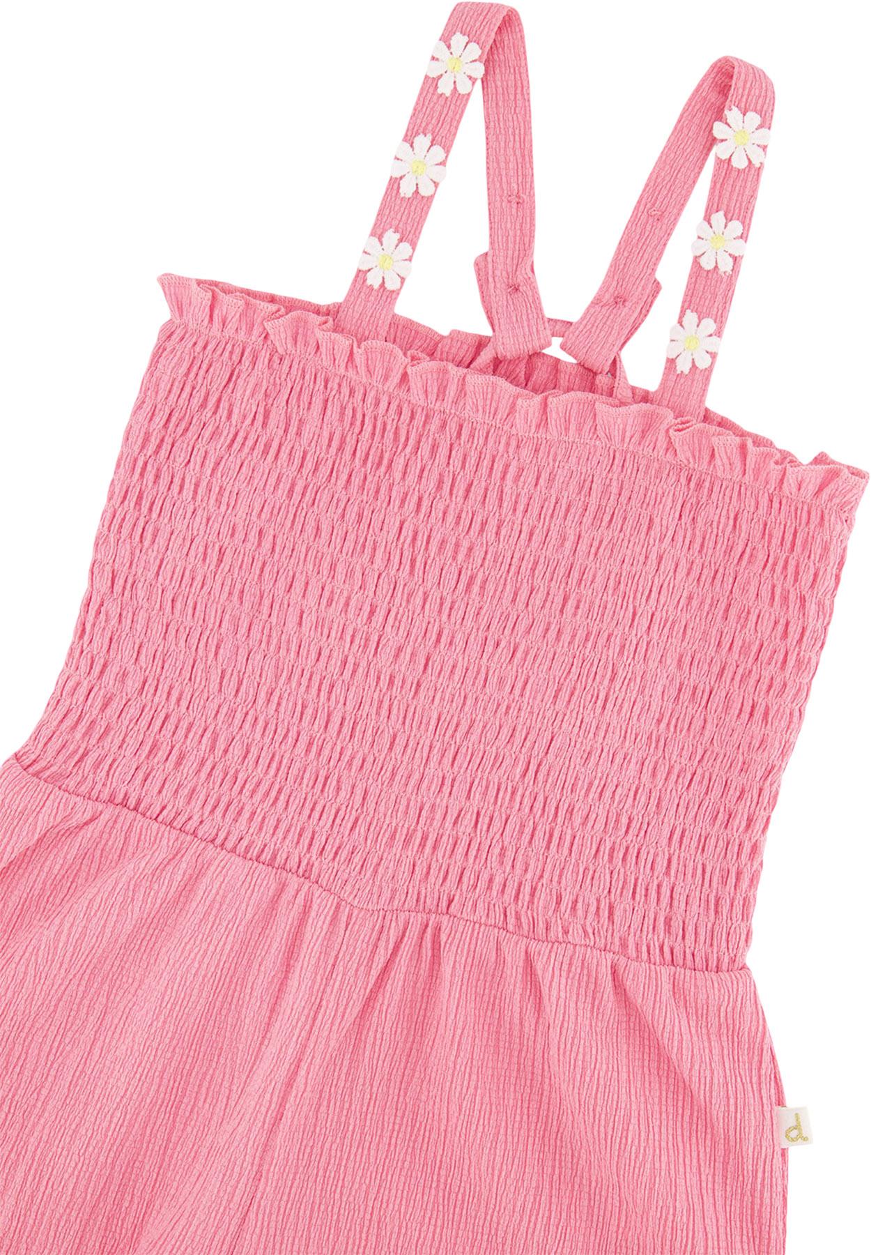 Product gallery image number 3 for product Crinkle Jersey Jumpsuit with Smocking - Big Girl