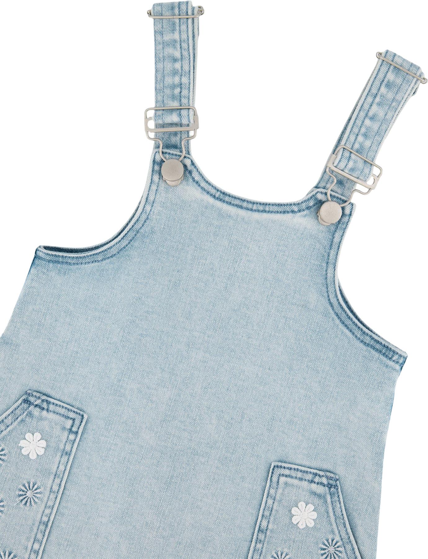 Product gallery image number 2 for product Denim Overall Dress - Little Girl