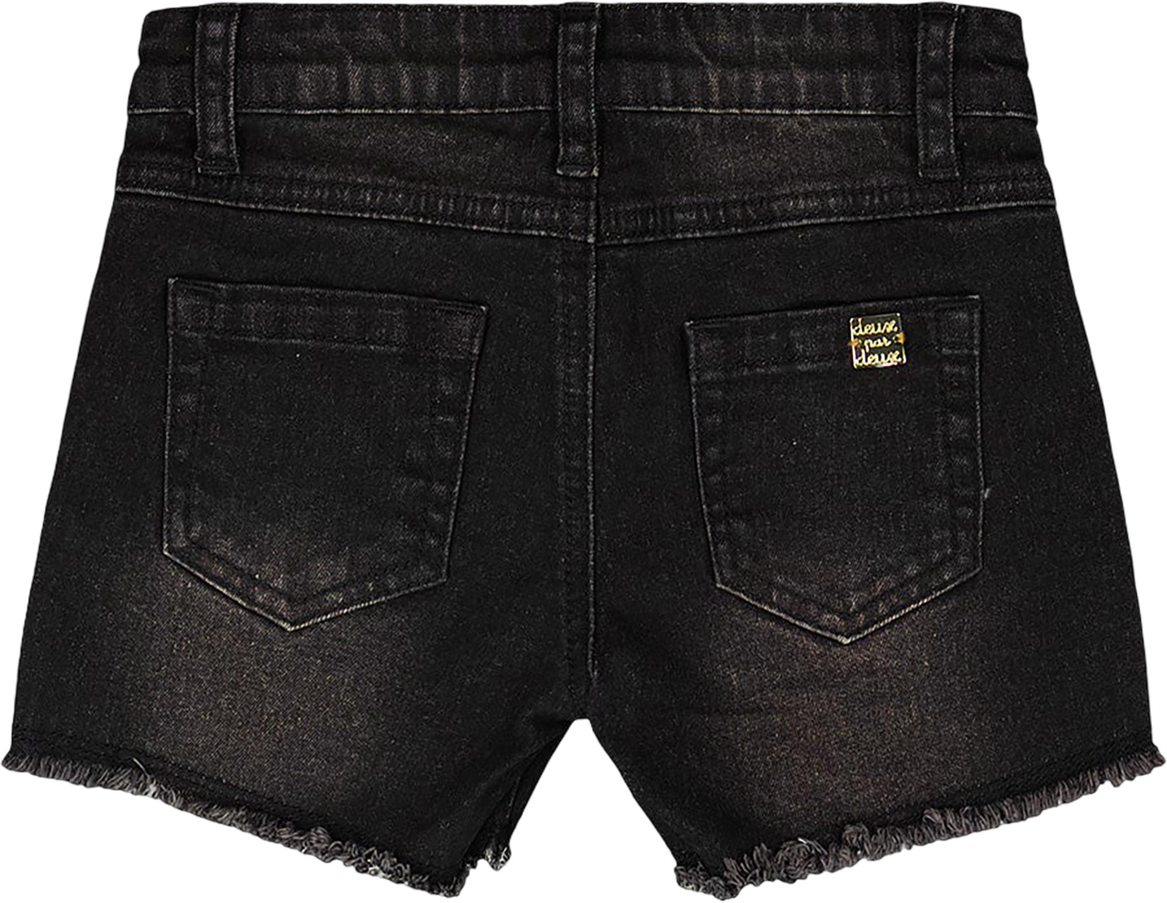 Product gallery image number 2 for product Denim Shorts with Embroidery - Big Girl