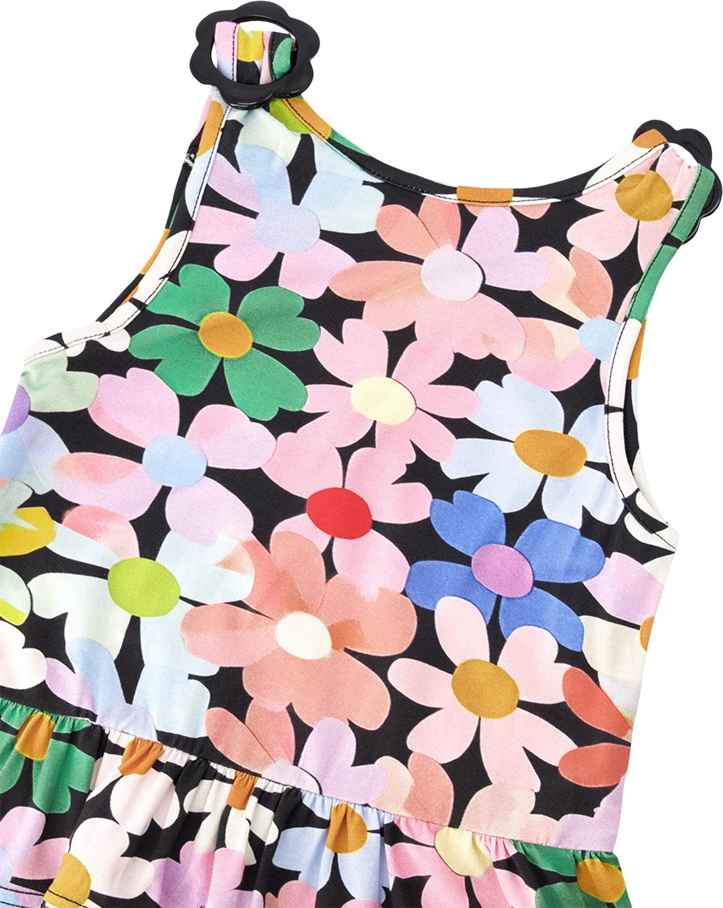 Product gallery image number 2 for product Printed Jersey Tank Top - Little Girl
