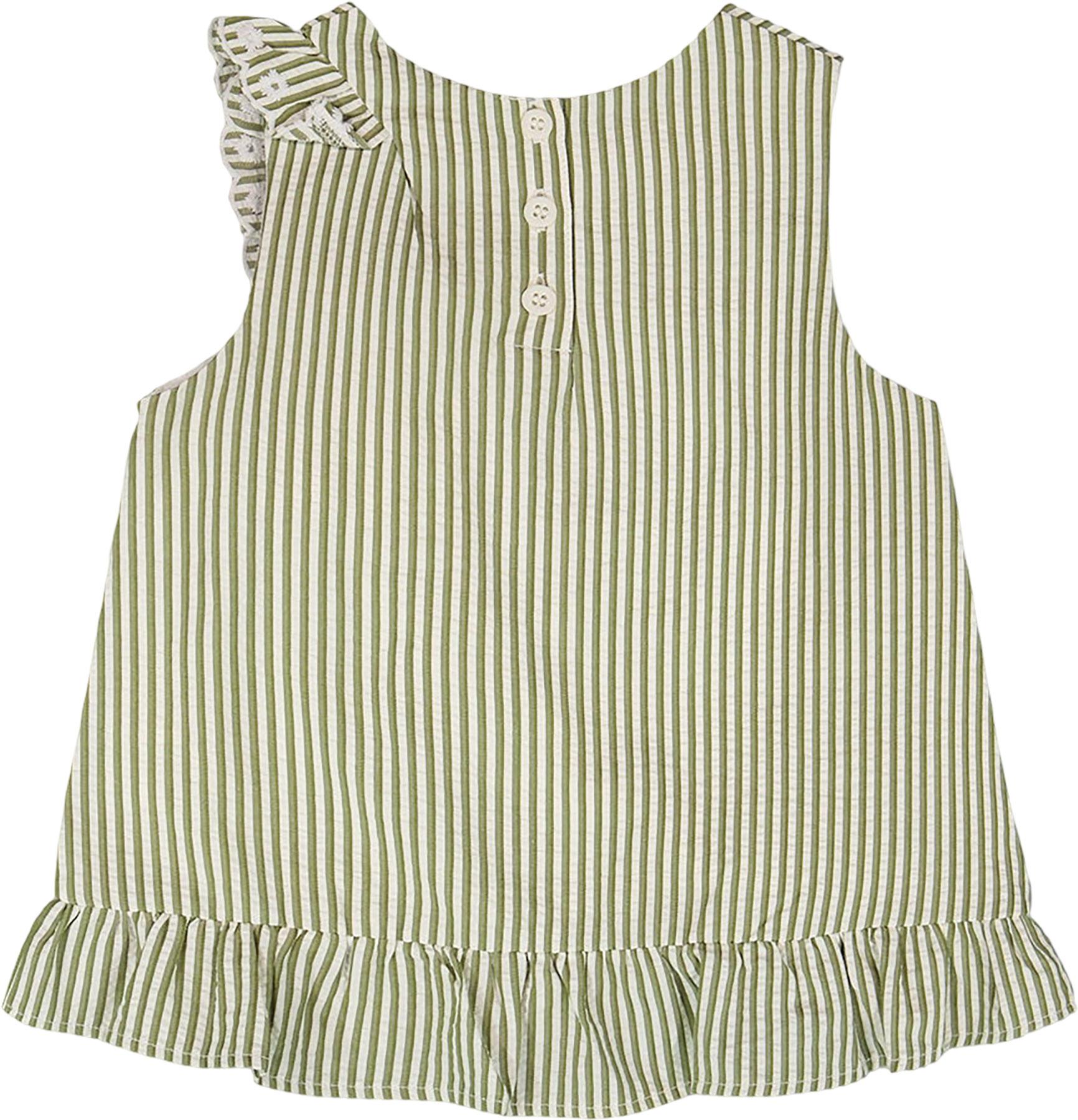 Product gallery image number 2 for product Striped Top with Embroidered Ruffle - Big Girl