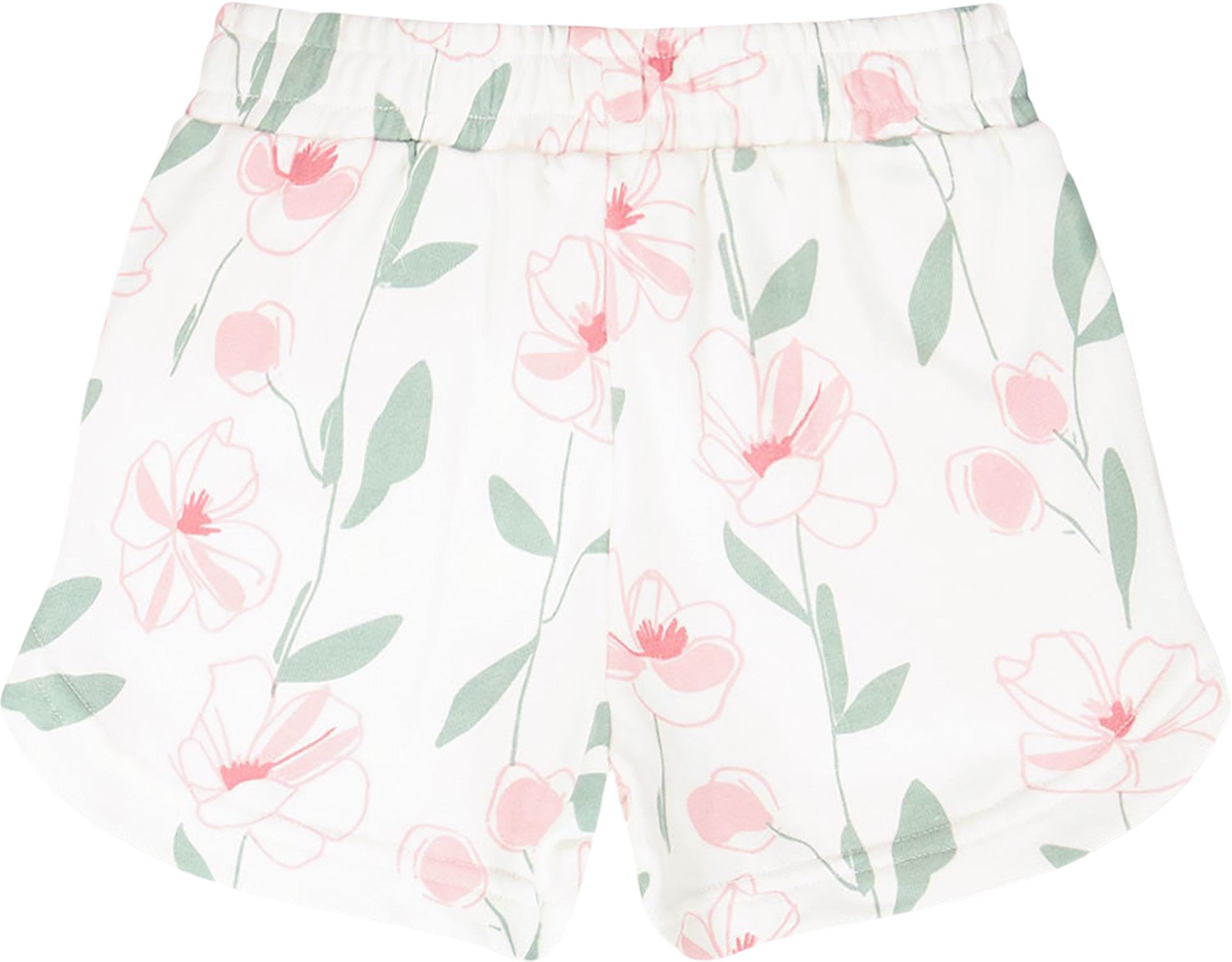 Product gallery image number 2 for product Printed French Terry Shorts - Little Girl
